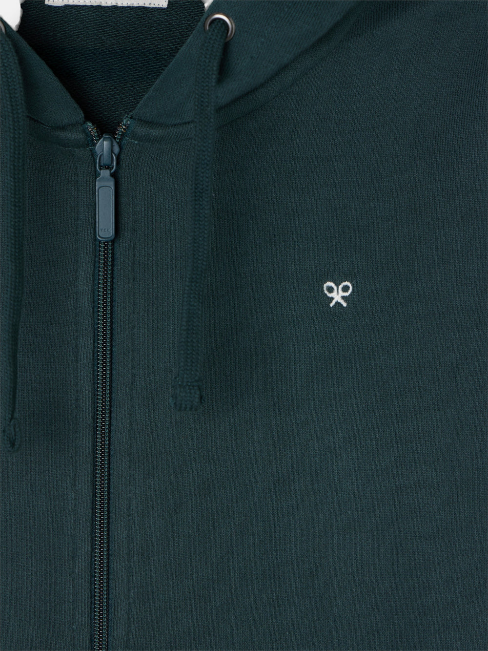 Classic dark green hoodie sweatshirt