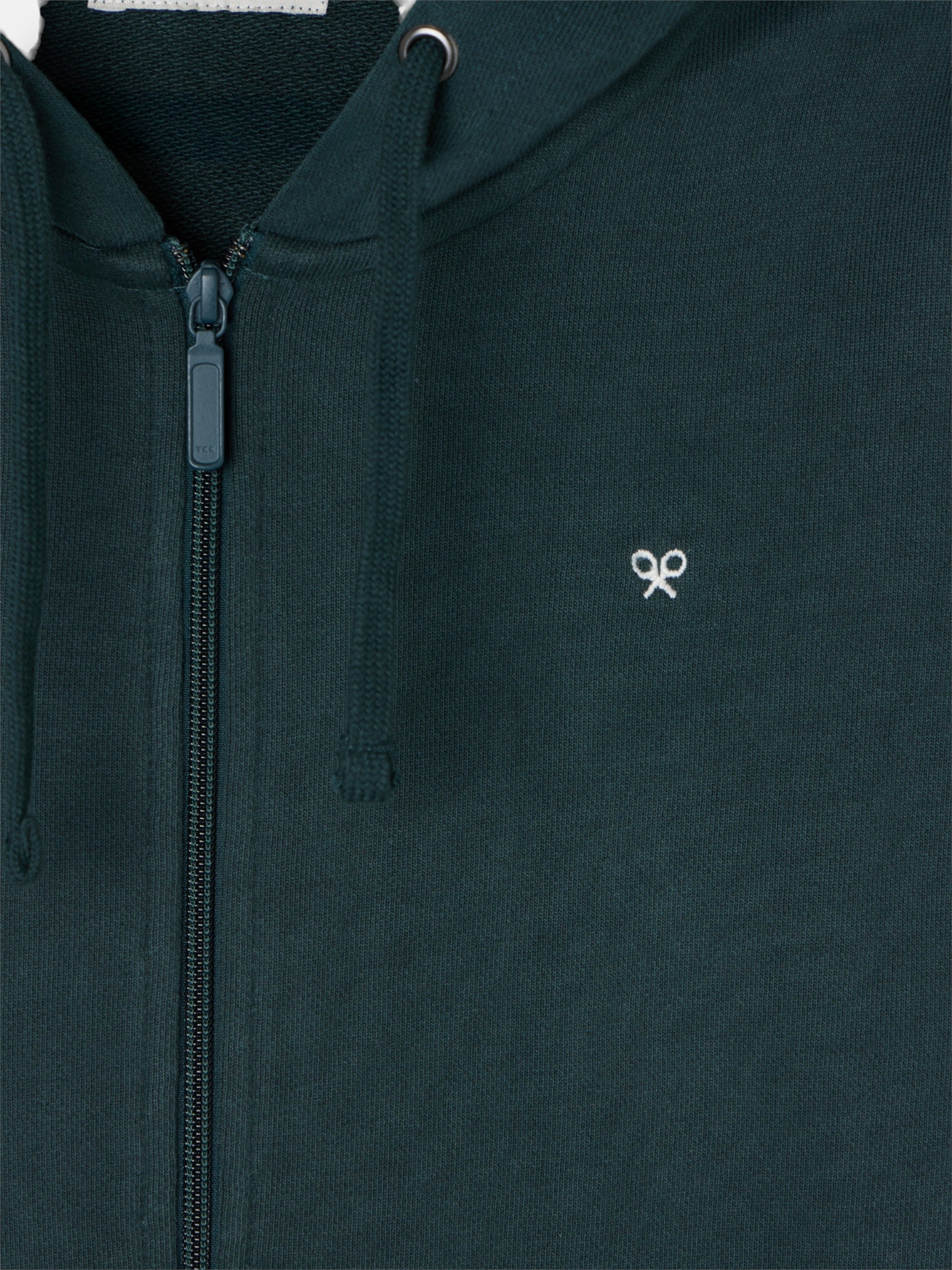 Classic dark green hoodie sweatshirt