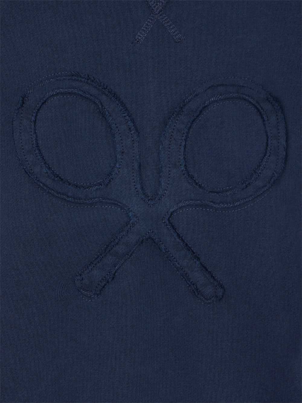 Sudadera relaxed fit logo garment dye marino