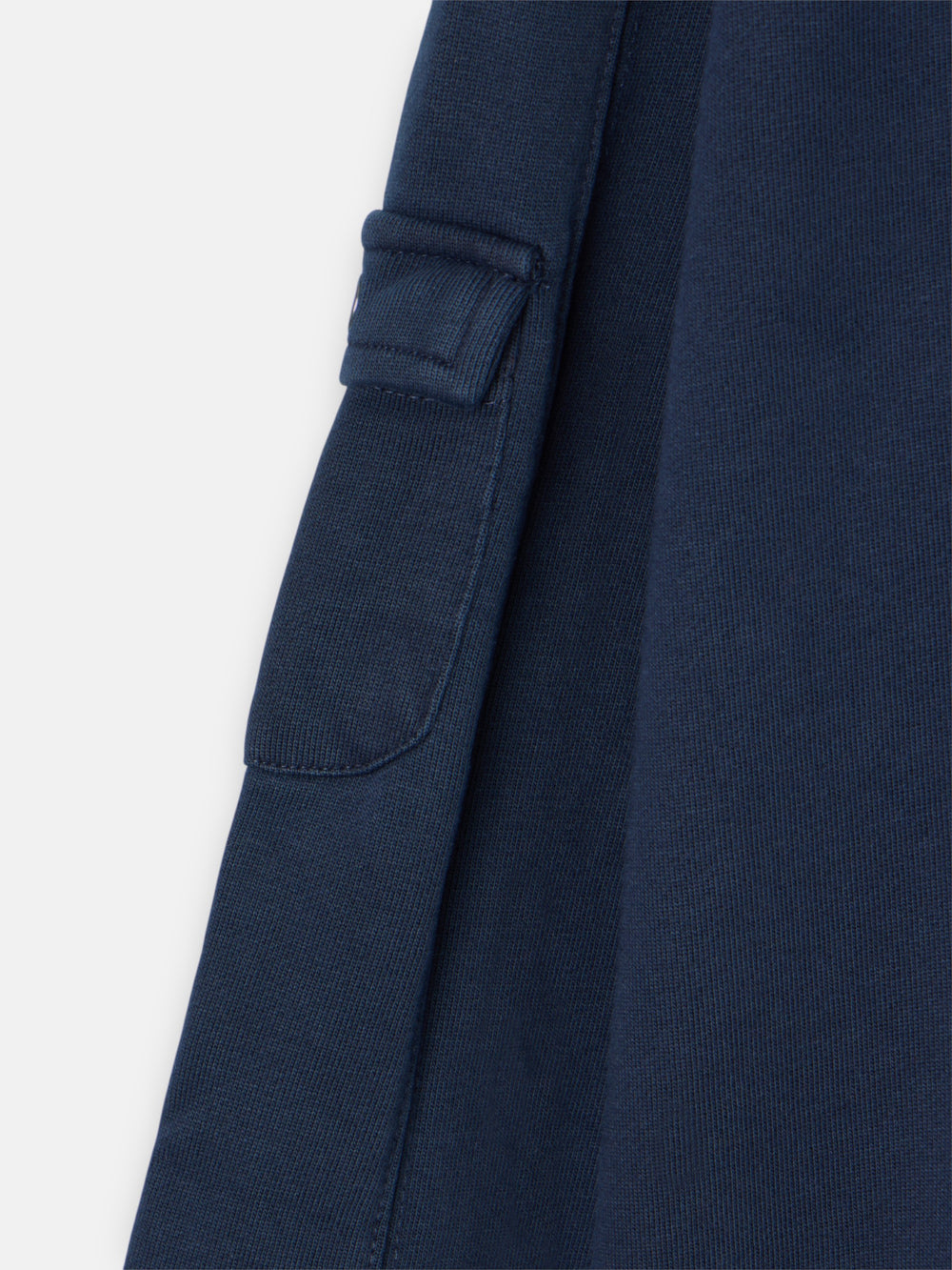 Sudadera relaxed fit logo garment dye marino