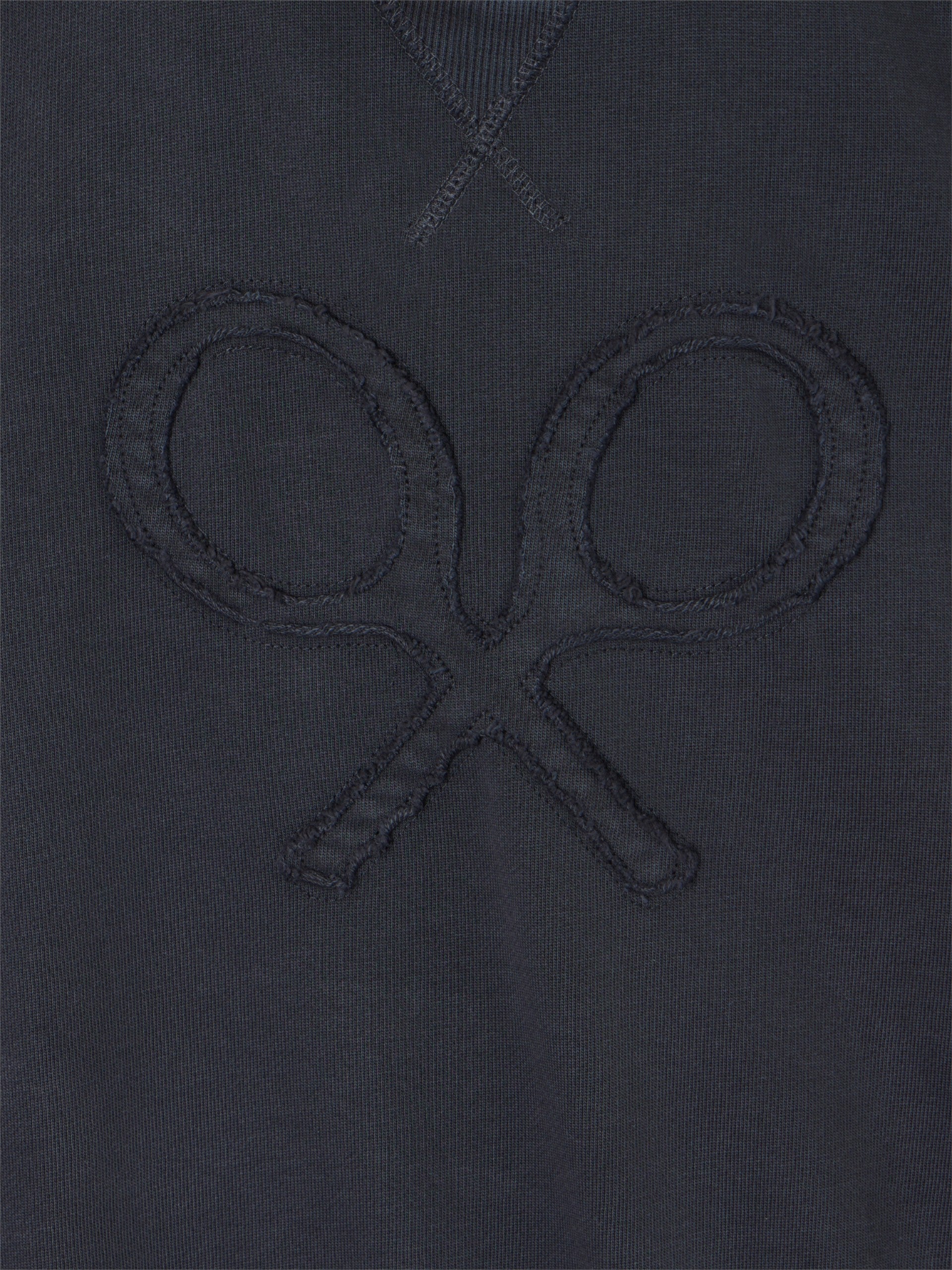 Sudadera relaxed fit logo garment dye gris