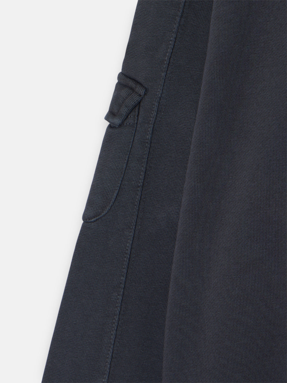 Sudadera relaxed fit logo garment dye gris