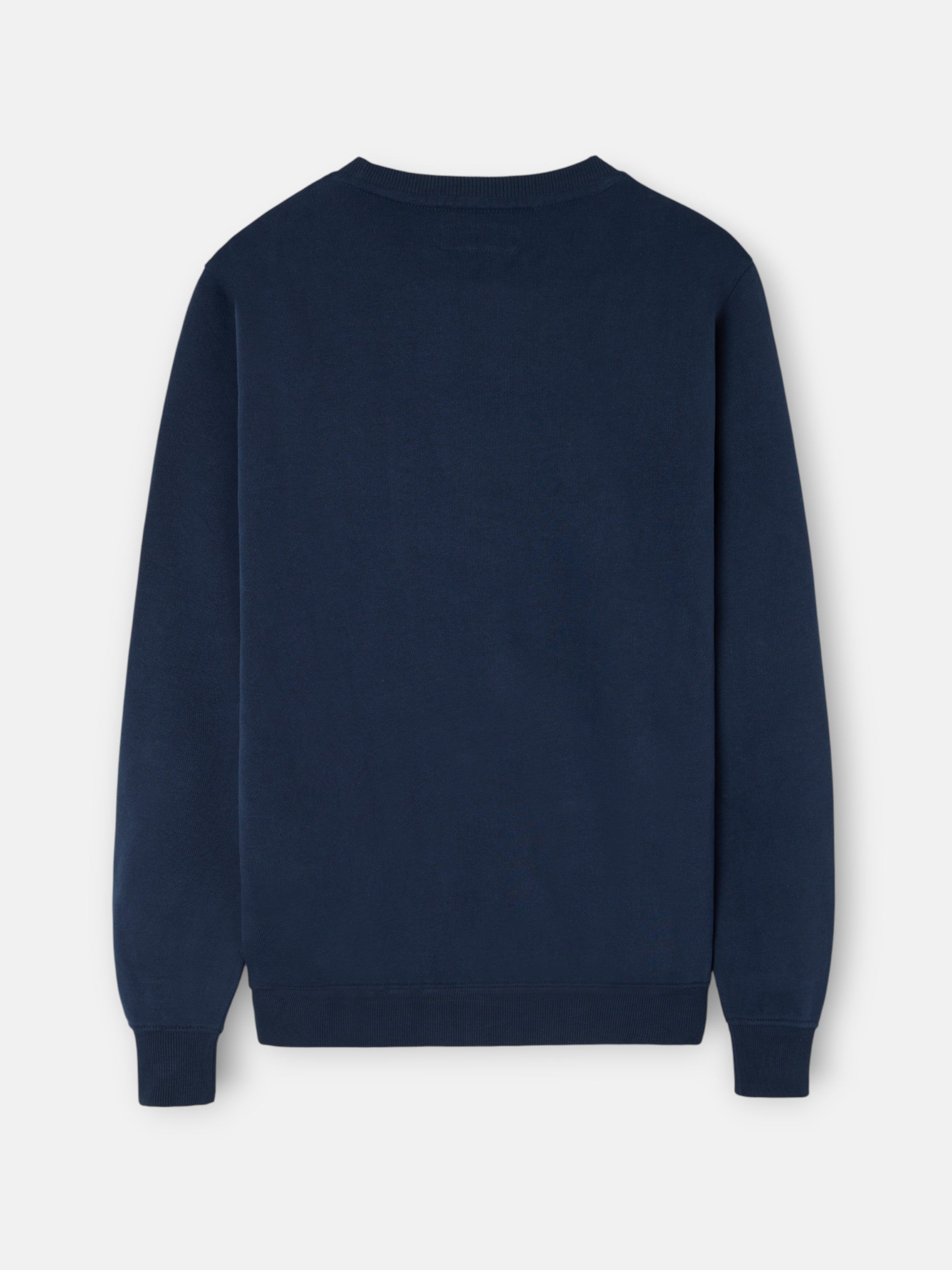Sweatshirt raquete em bombazina azul-marinho