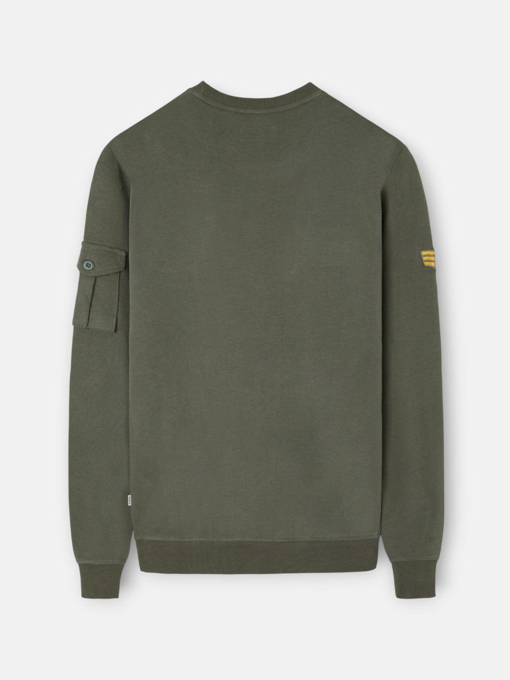 Sudadera parches military verde