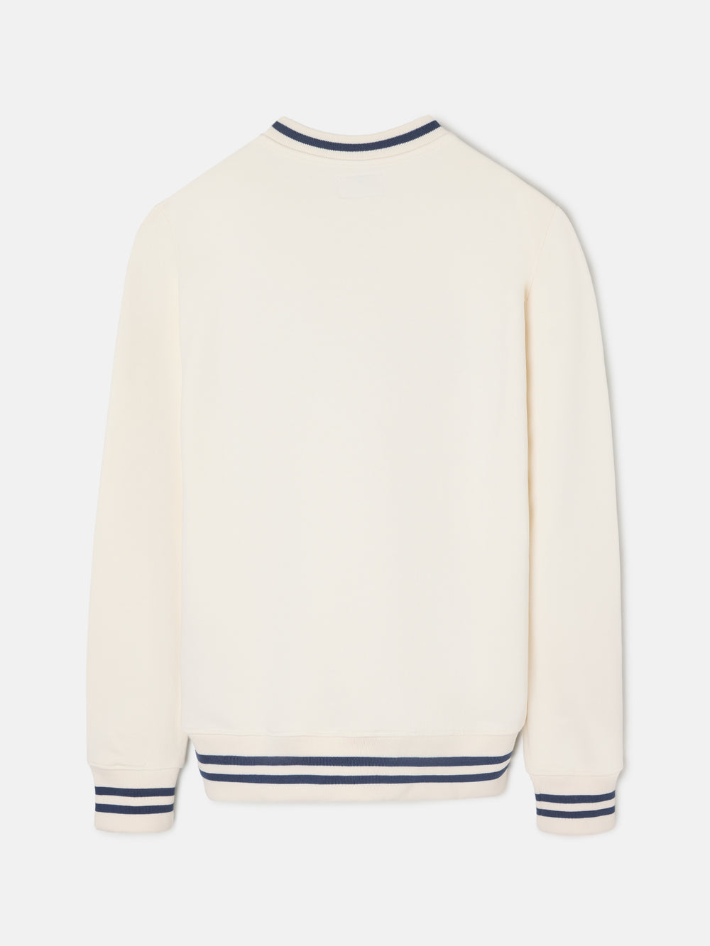 Sweatshirt rétro lettrage crème