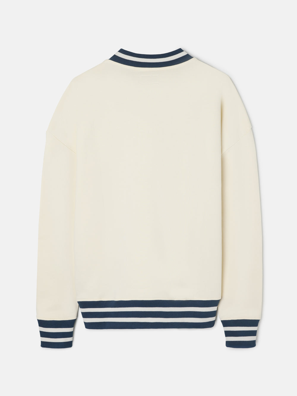 Sudadera relaxed fit ivy league crema