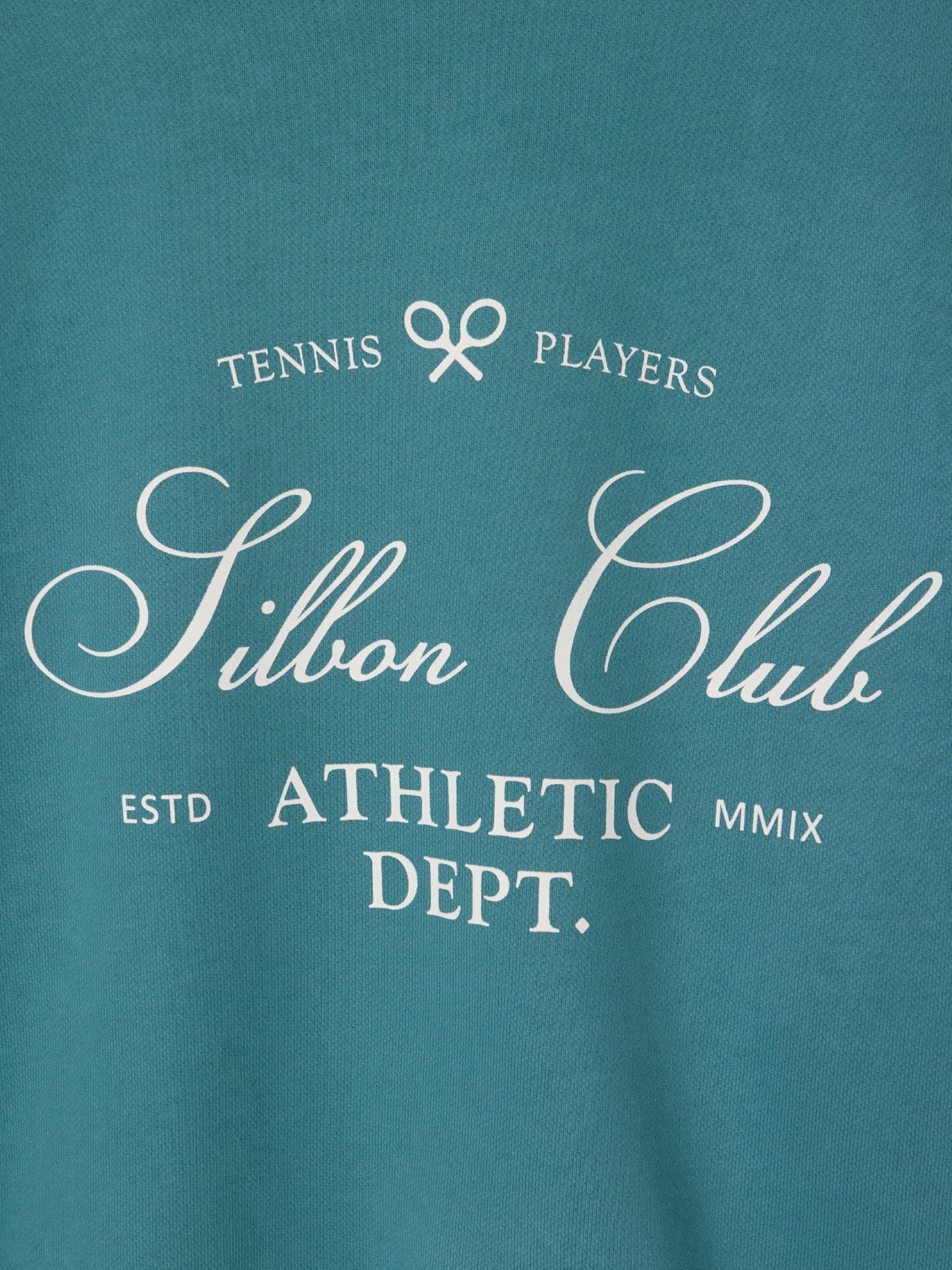 Sweat-shirt coupe spéciale Silbon Club Petroleo