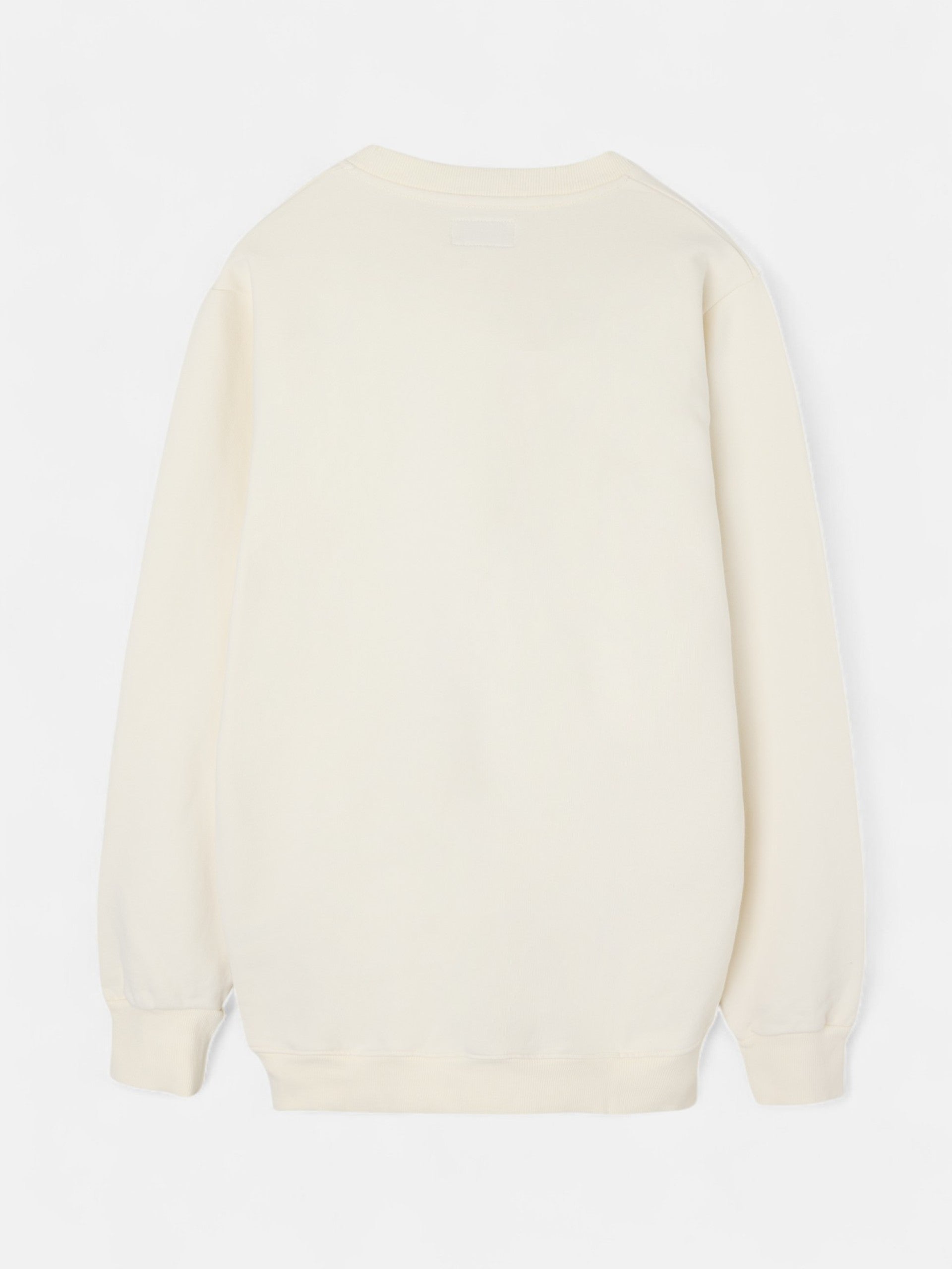 Sweat-shirt crème floqué Silbon