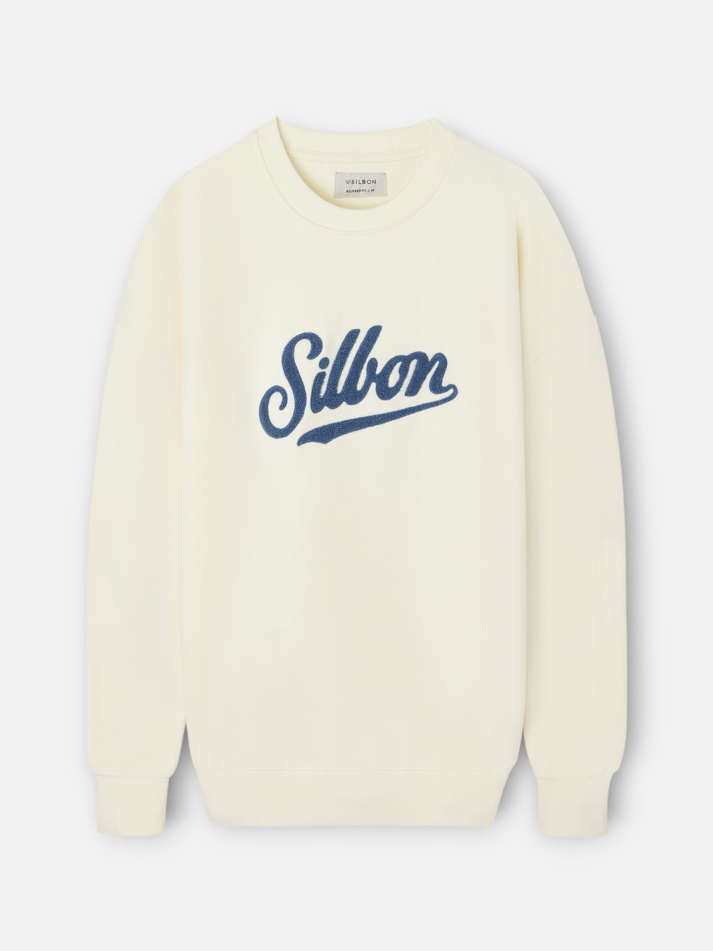 Sweat-shirt rétro décontracté crème