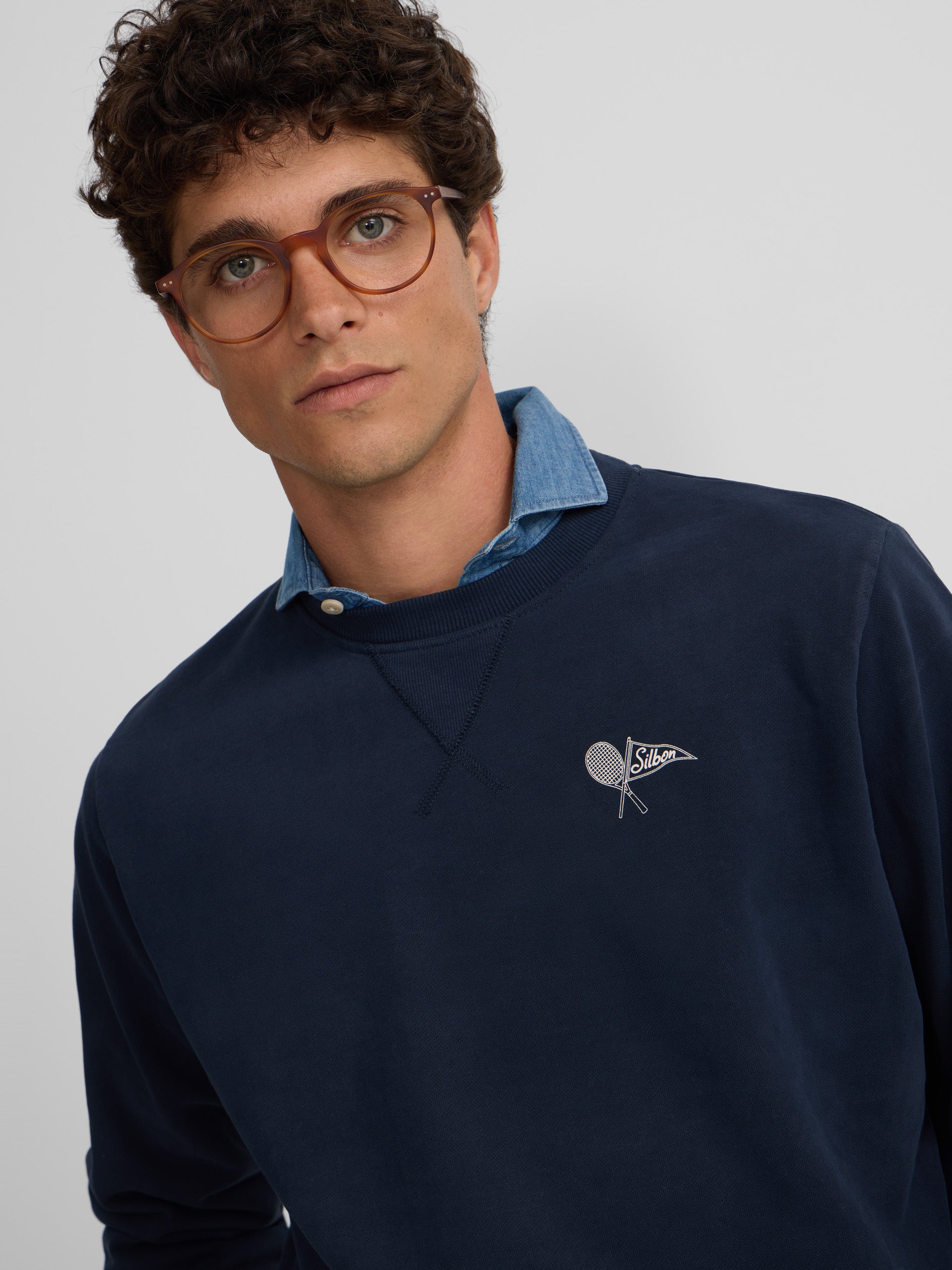 Sweatshirt athletic dept. azul-marinho