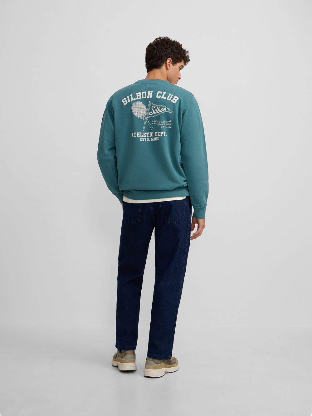 Sudadera athletic dept. petroleo