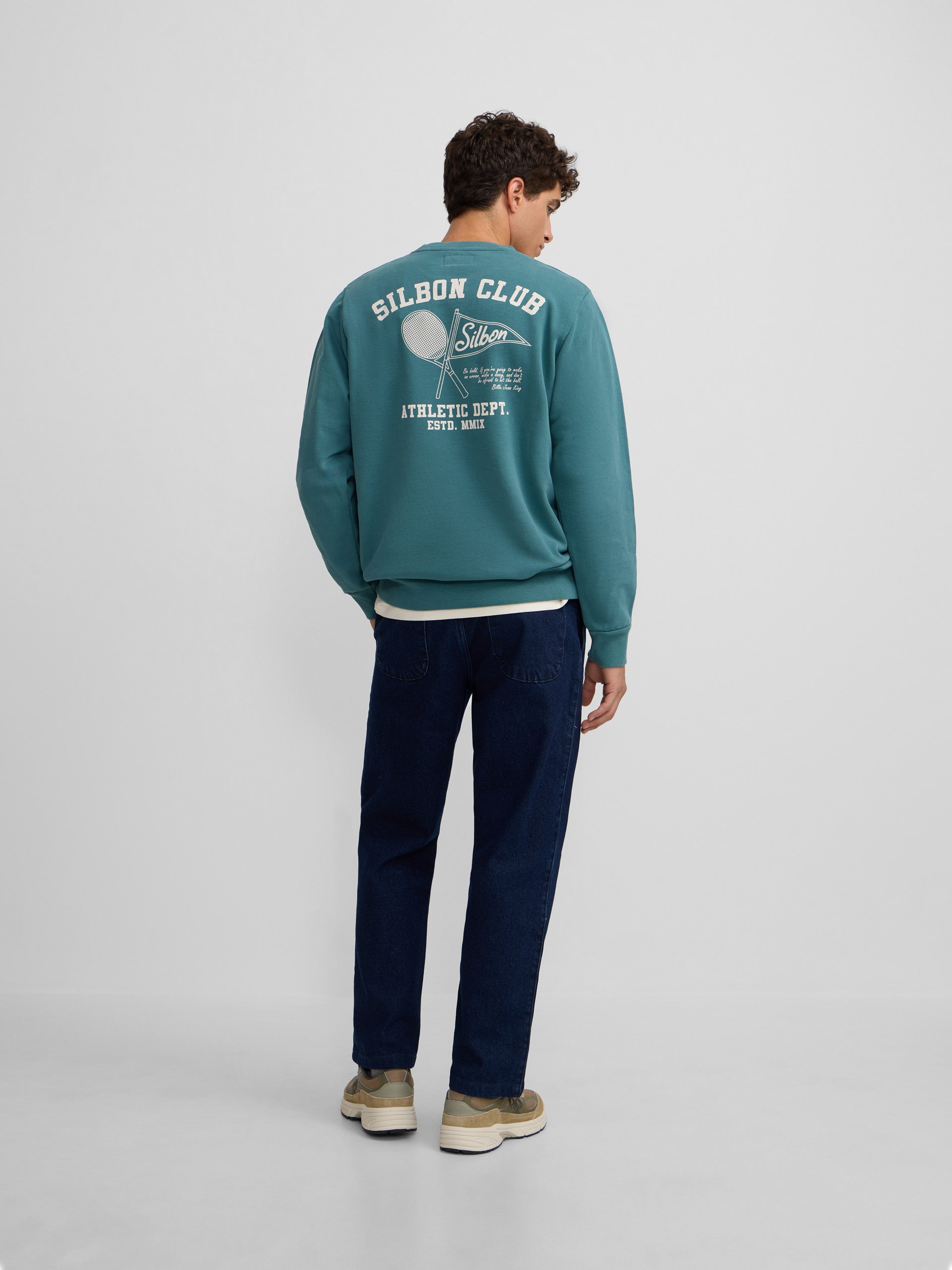 Sweatshirt athletic dept. petróleo