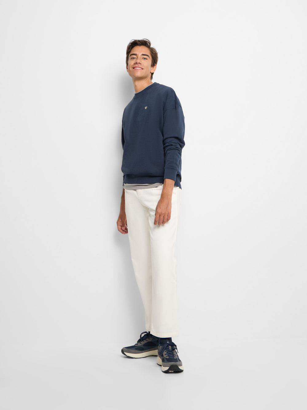 Sweatshirt relaxed fit culture azul-marinho