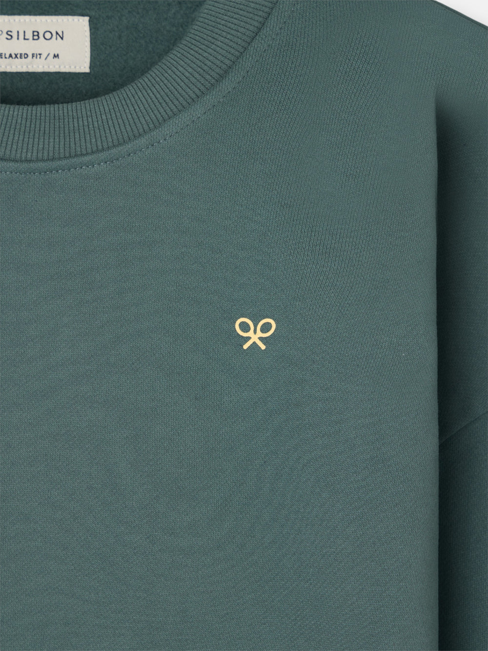 Sweatshirt relaxed fit culture verde