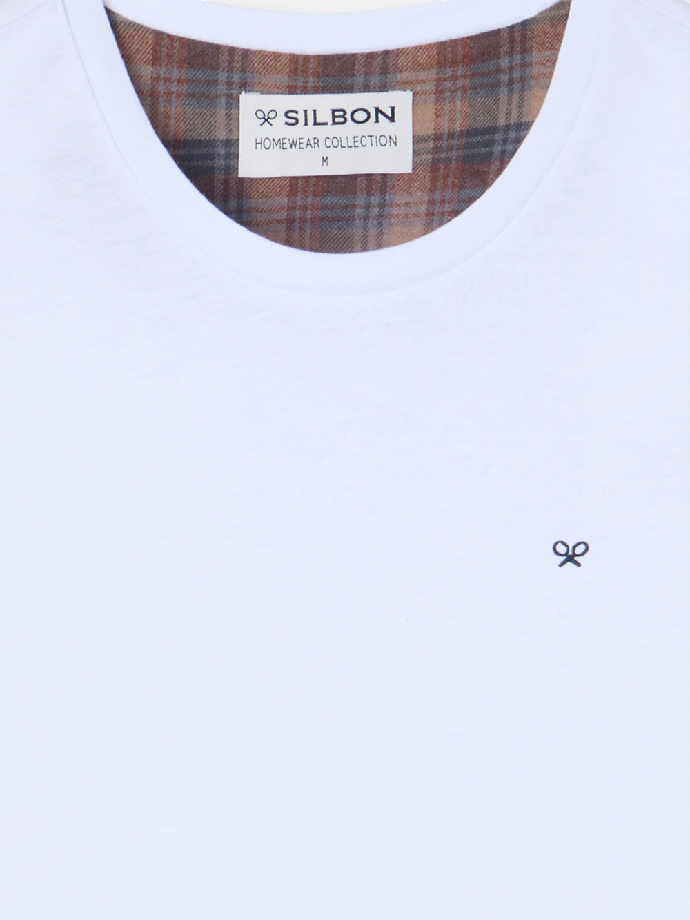 brown grey tartan plaid pajamas