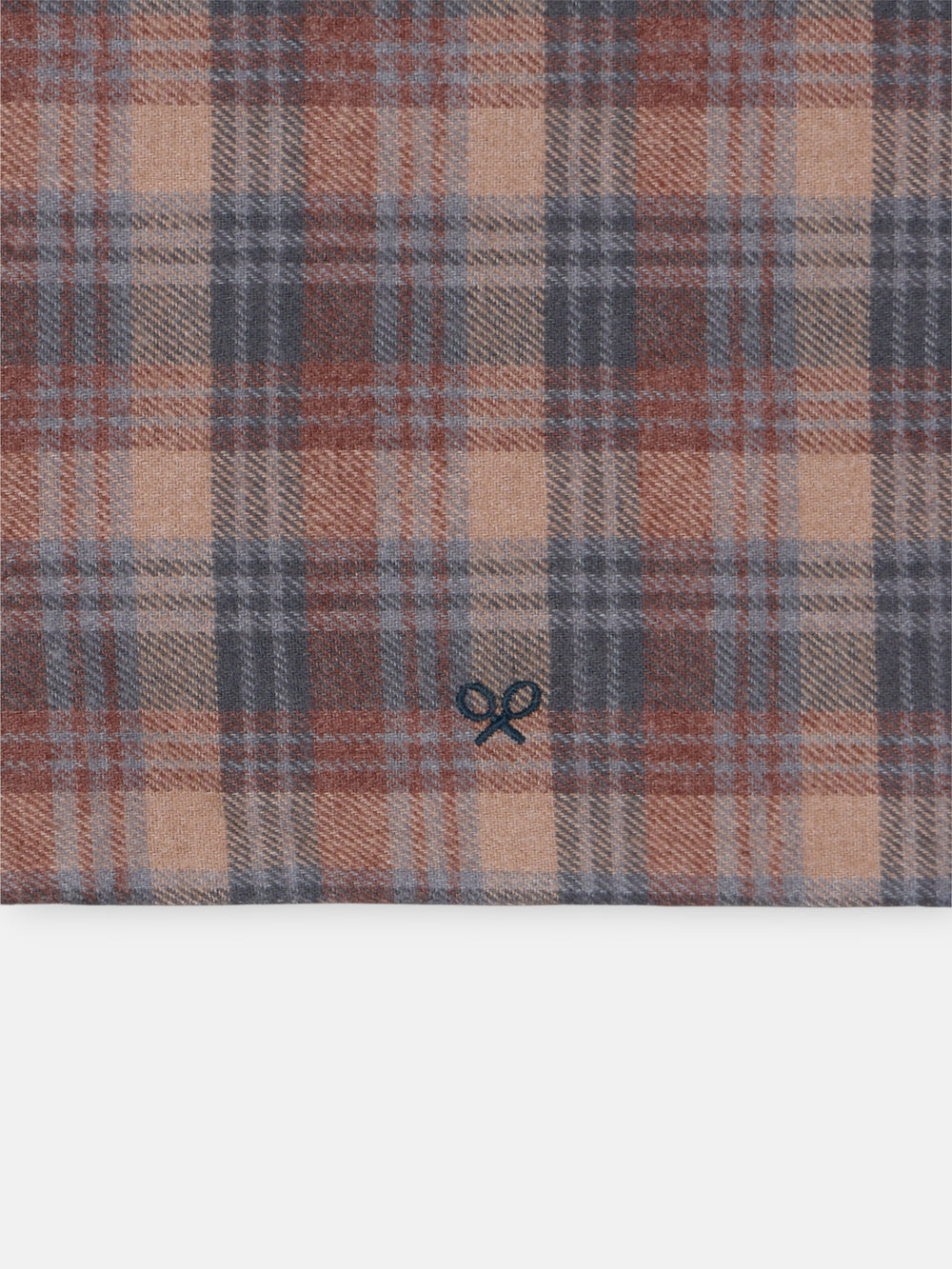 brown grey tartan plaid pajamas