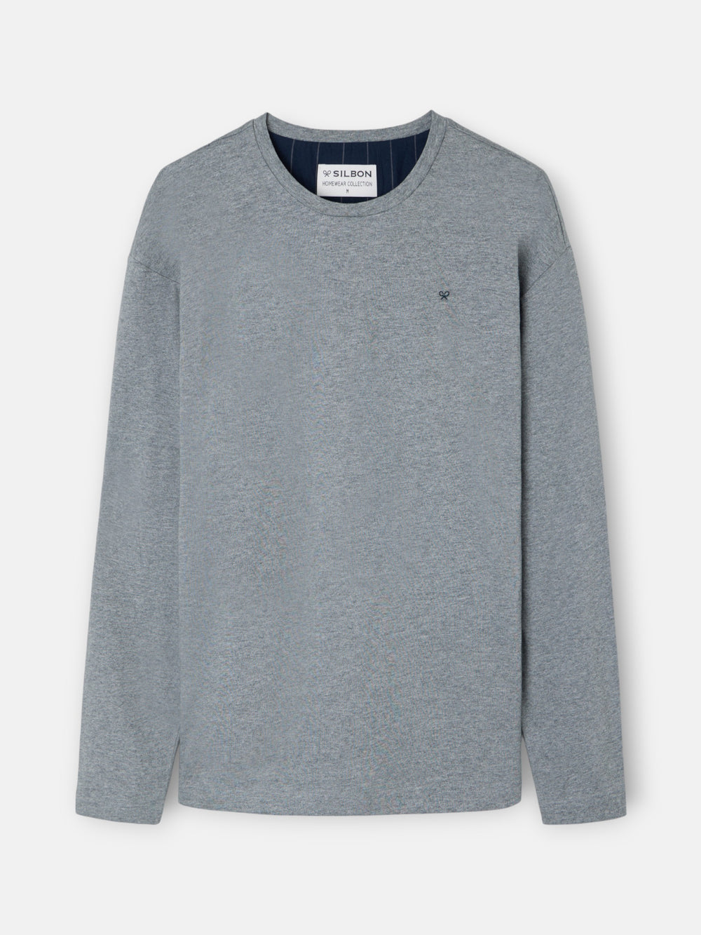 Navy blue pinstriped pajamas