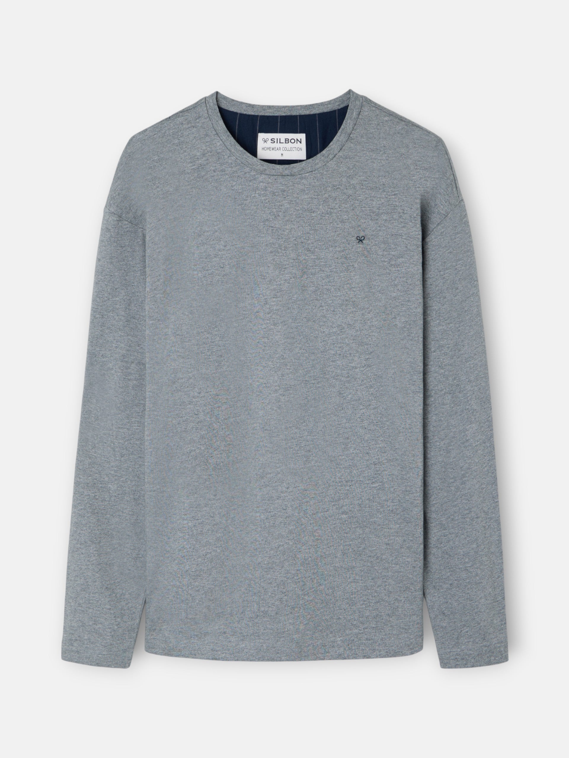 pyjama bleu marine à fines rayures