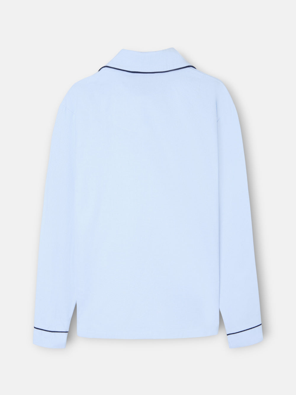 Light blue houndstooth shirt-style pajamas