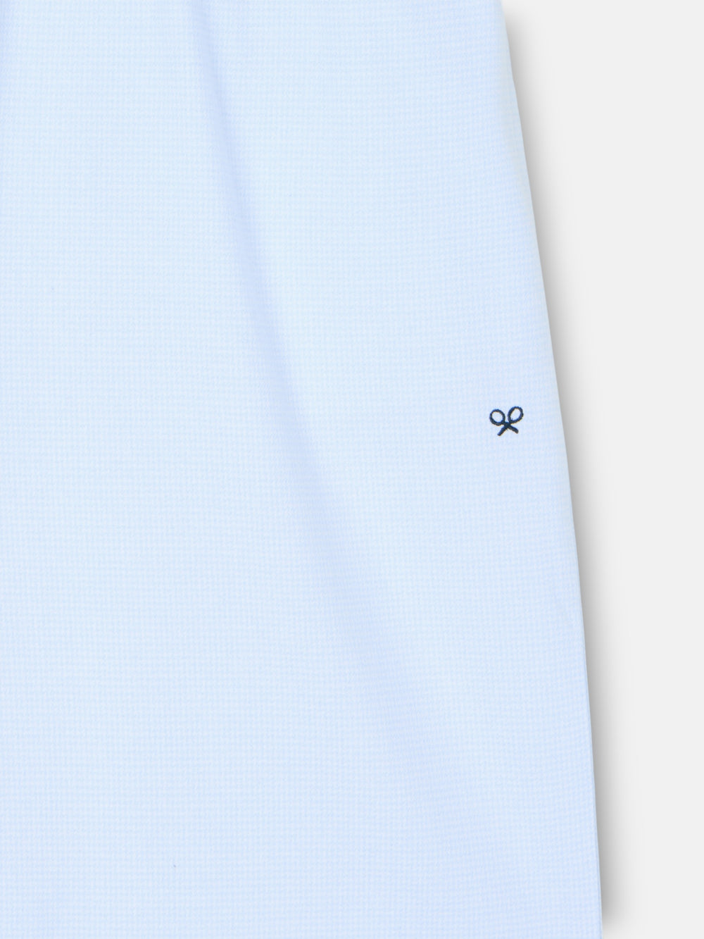 Pyjama chemise bleu clair à motif pied-de-poule pour enfants