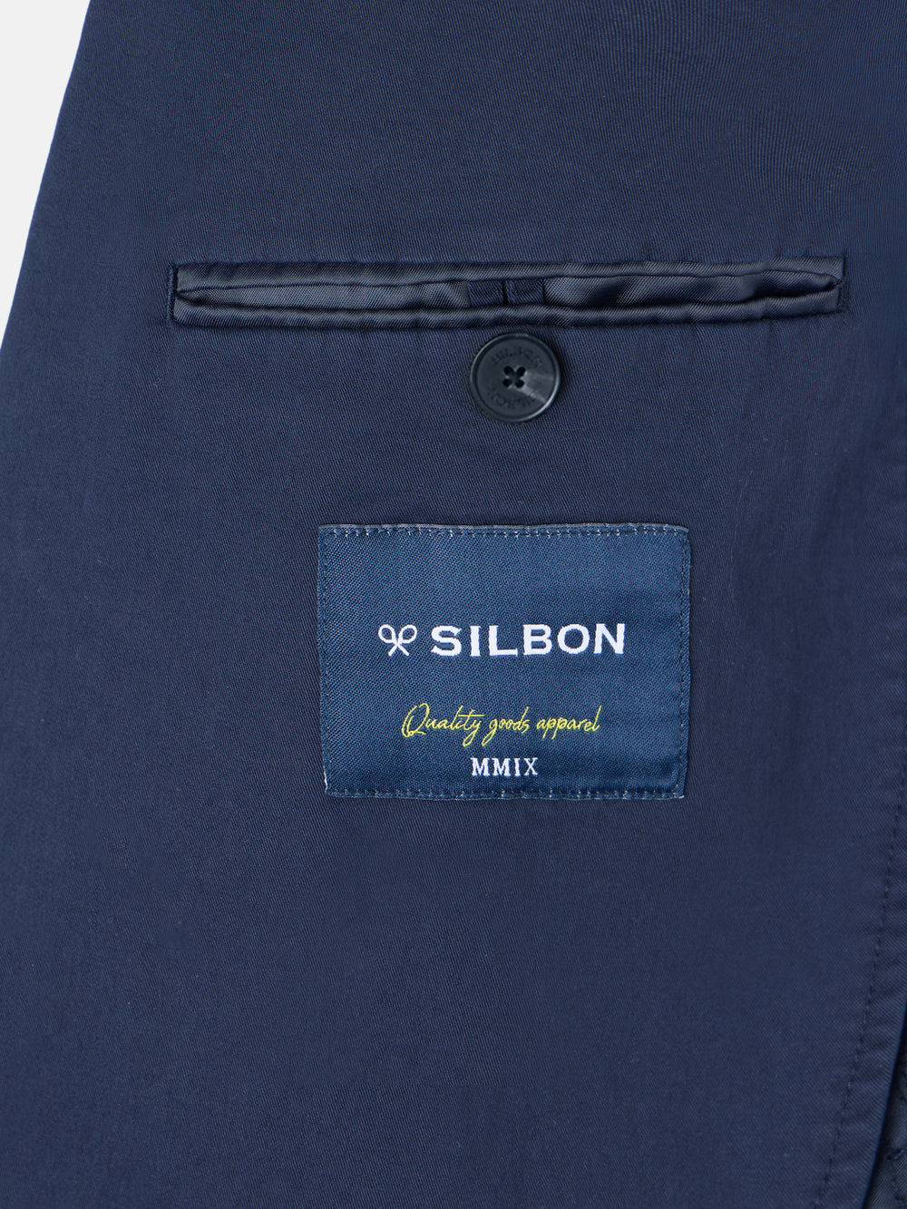 Blazer casual azul-marinho