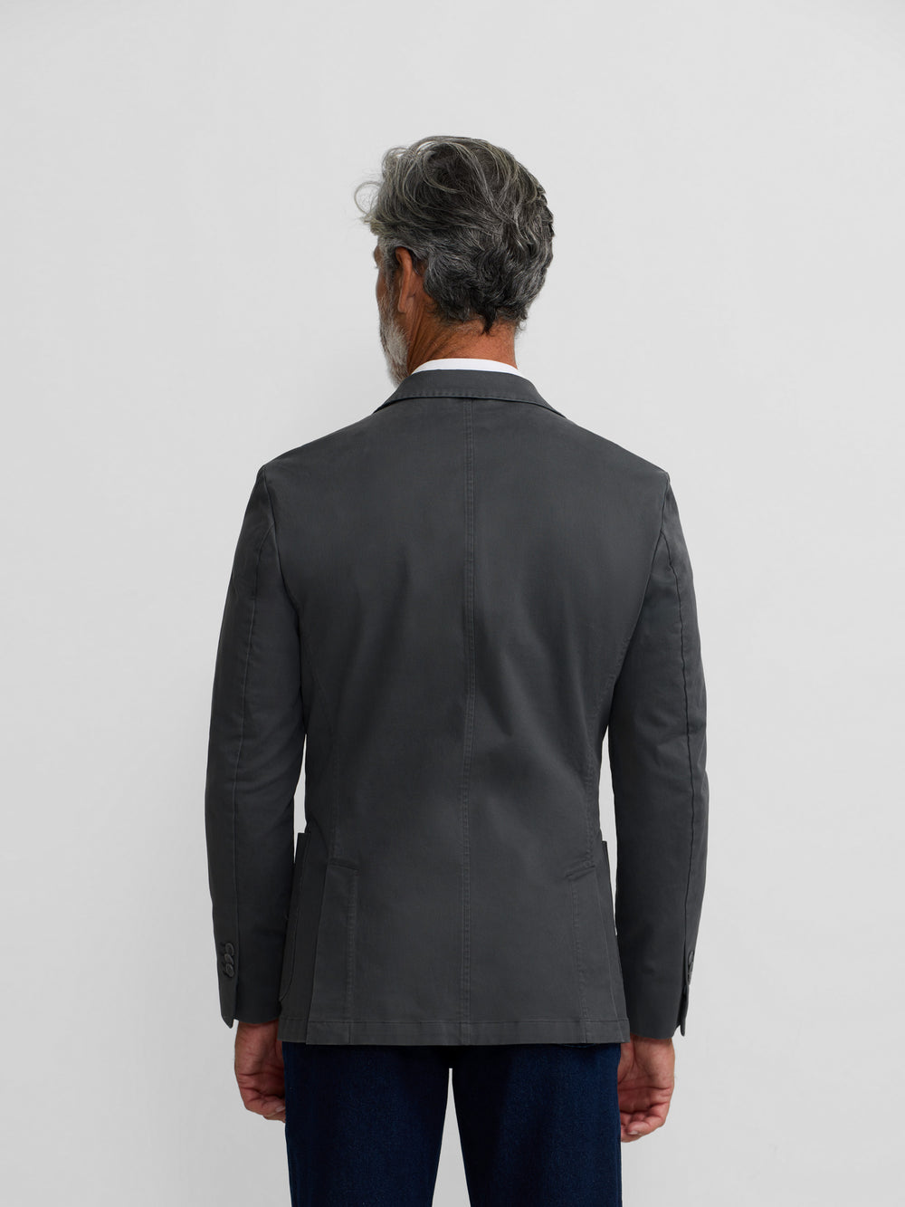 Blazer casual cinzento