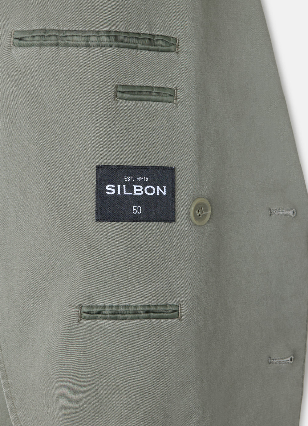 Blazer casual cruzado verde