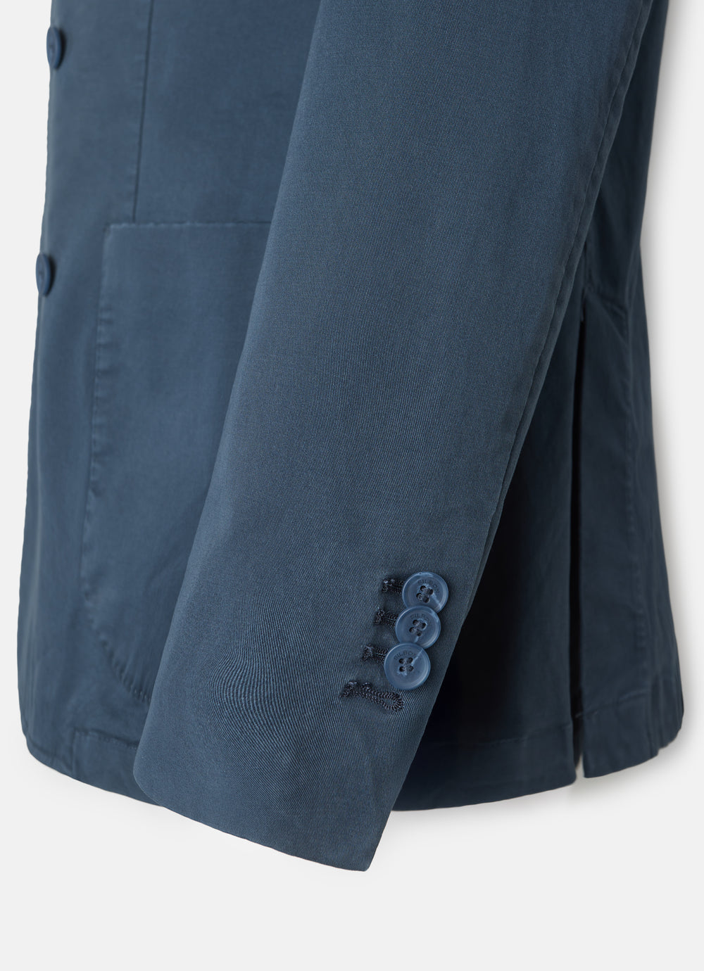 Americana casual cruzada azul