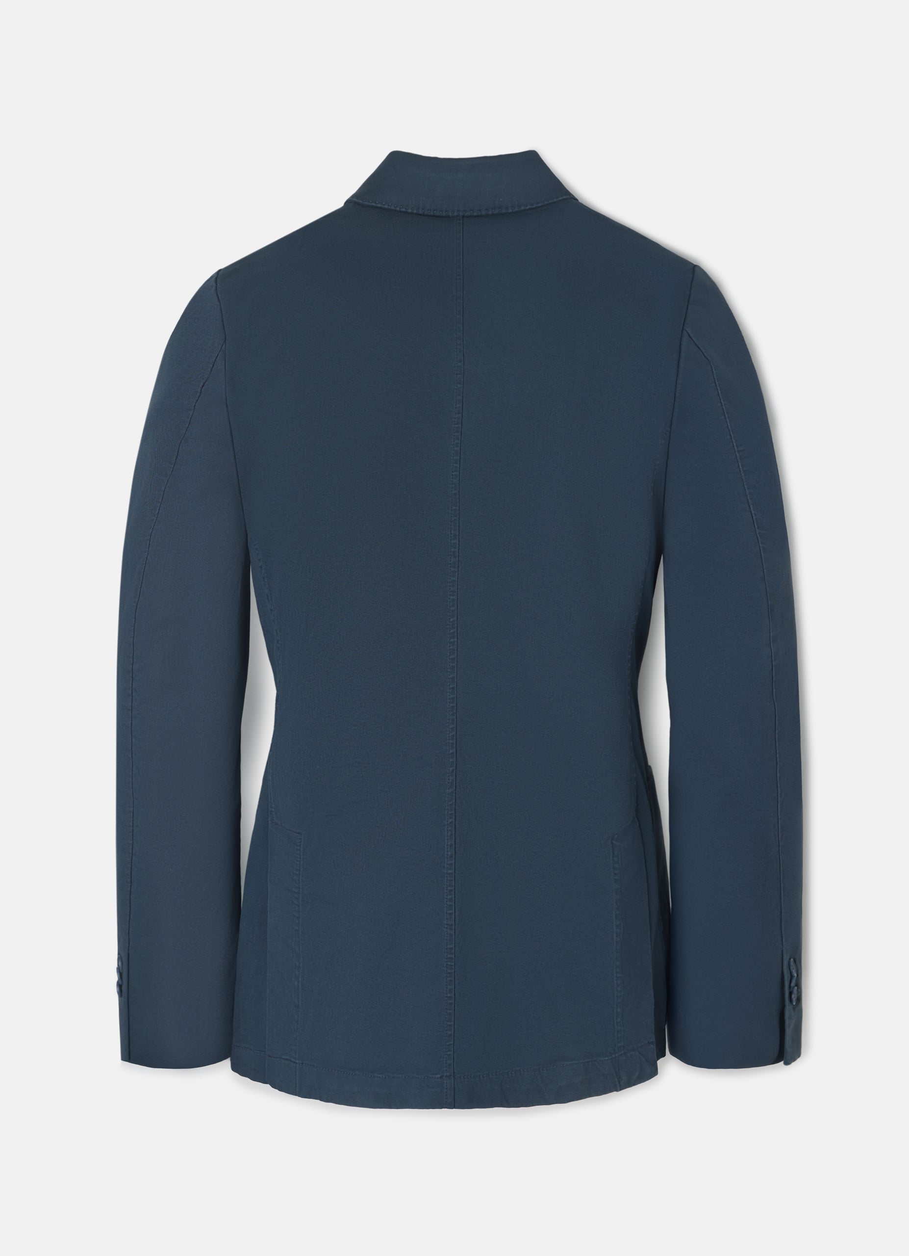 Americana casual cruzada azul