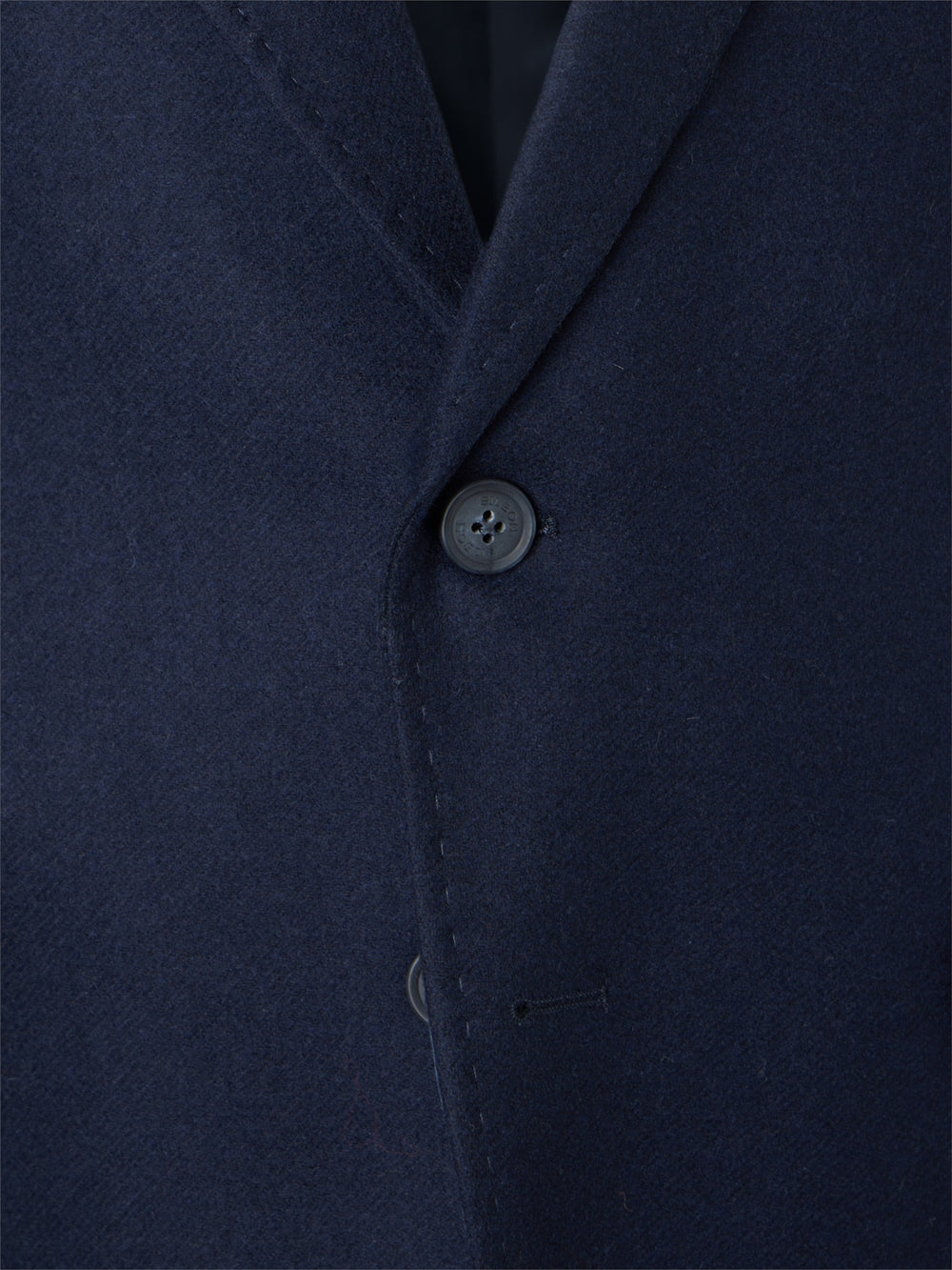 Blazer liso azul-marinho