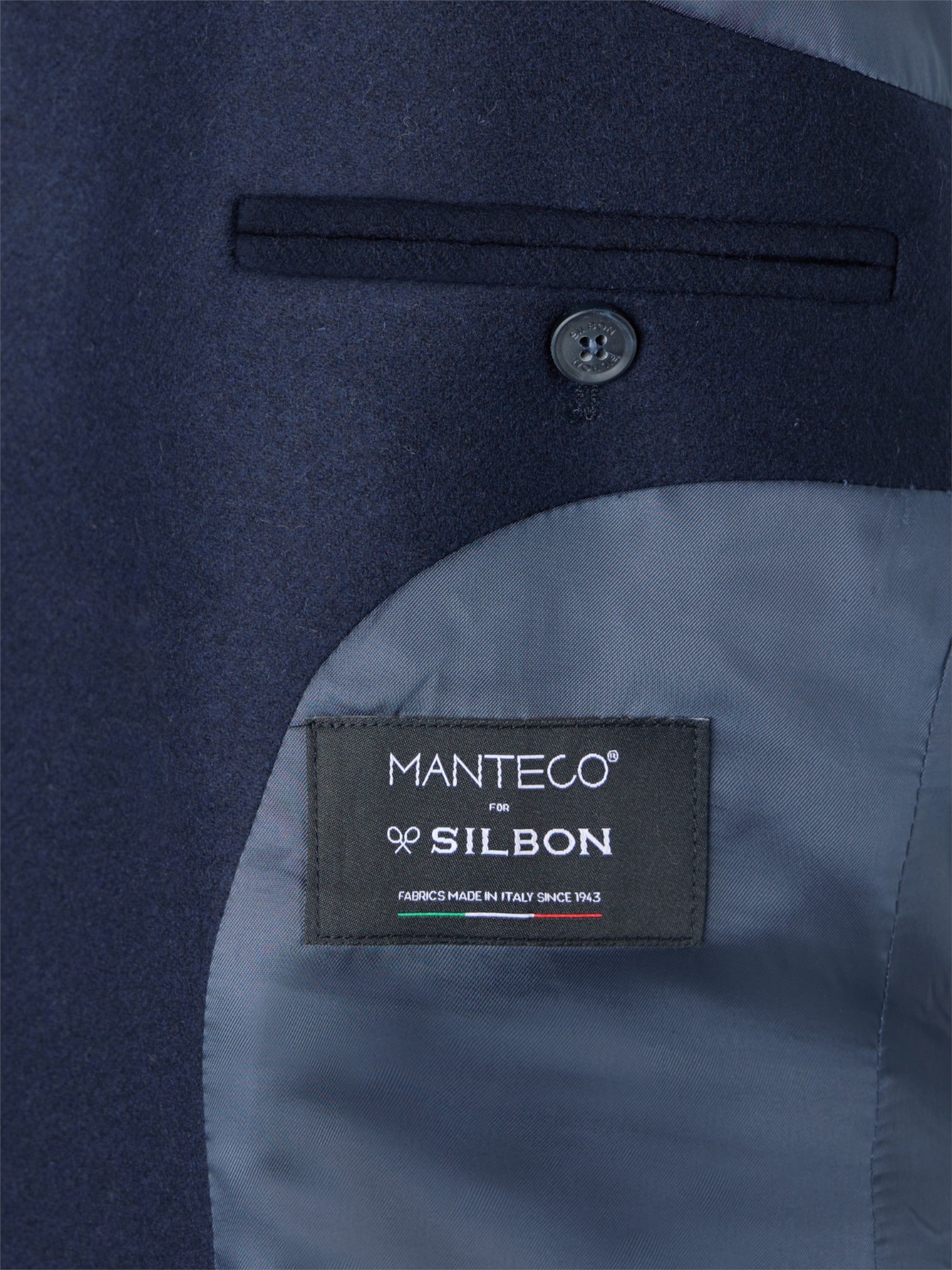 Plain navy blue blazer