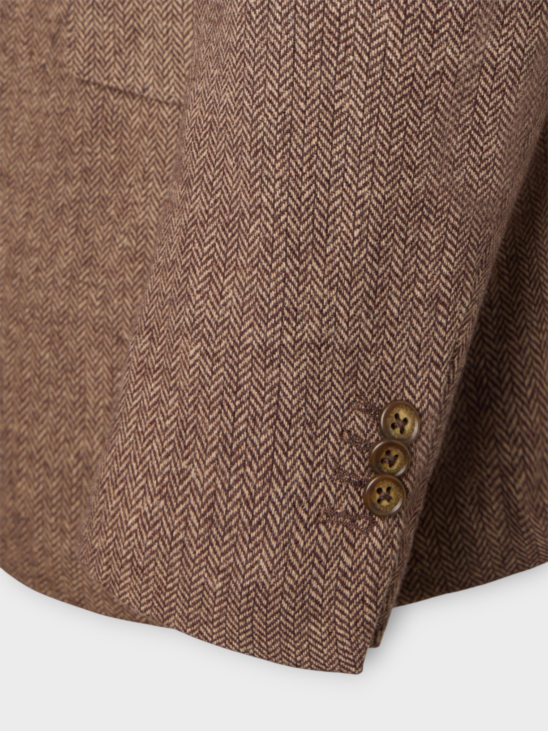 Blazer espinhado castanho