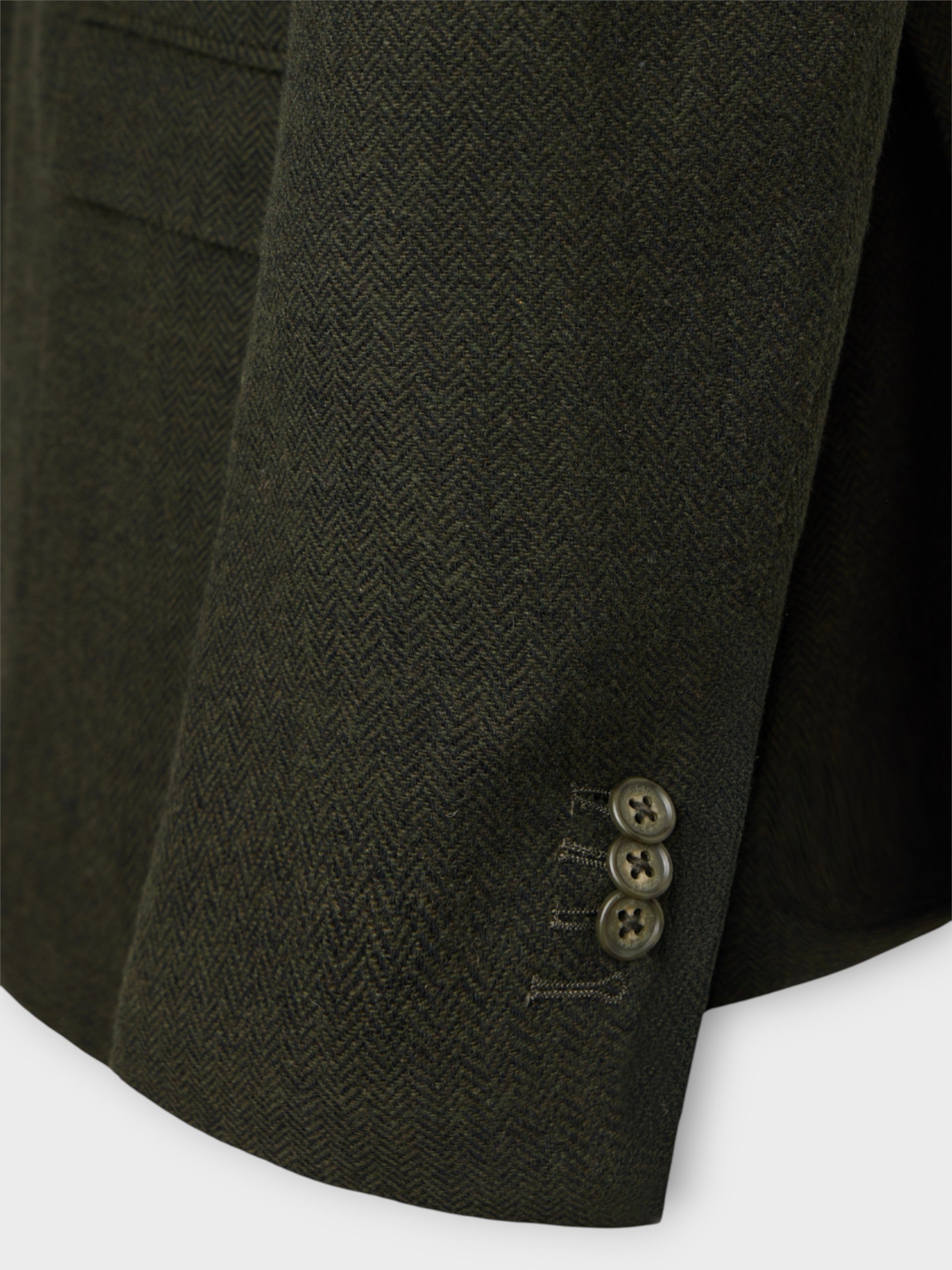 Blazer vert à chevrons