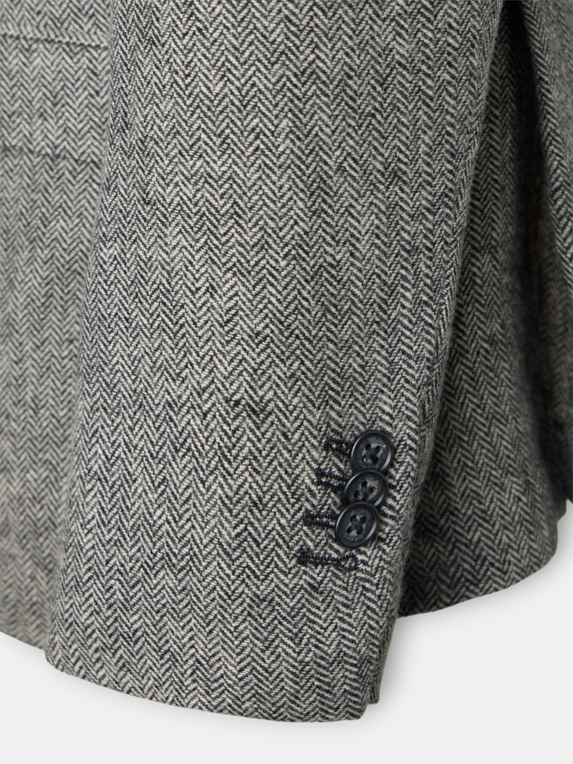 Blazer espinhado cinzento