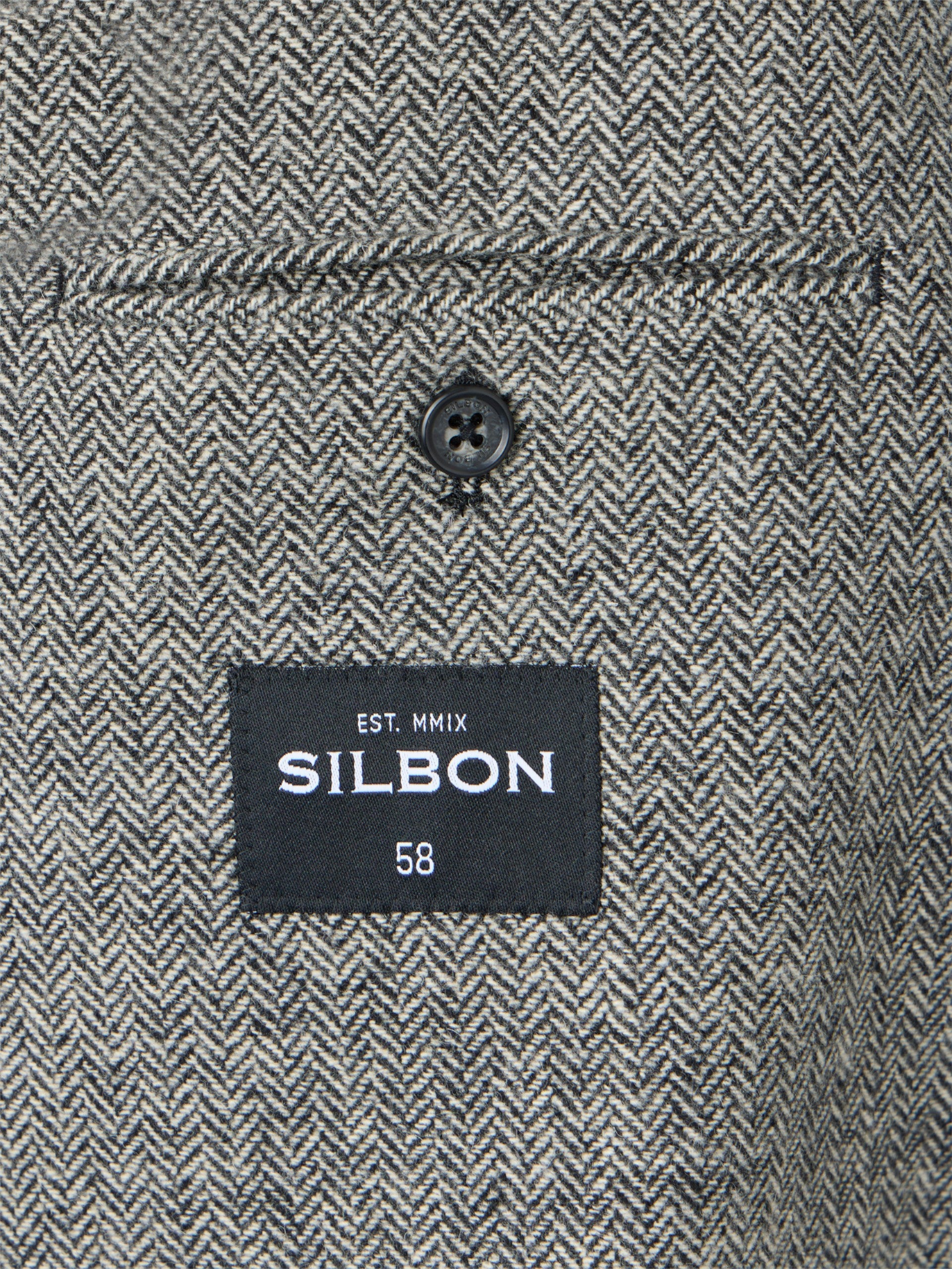 Blazer espinhado cinzento