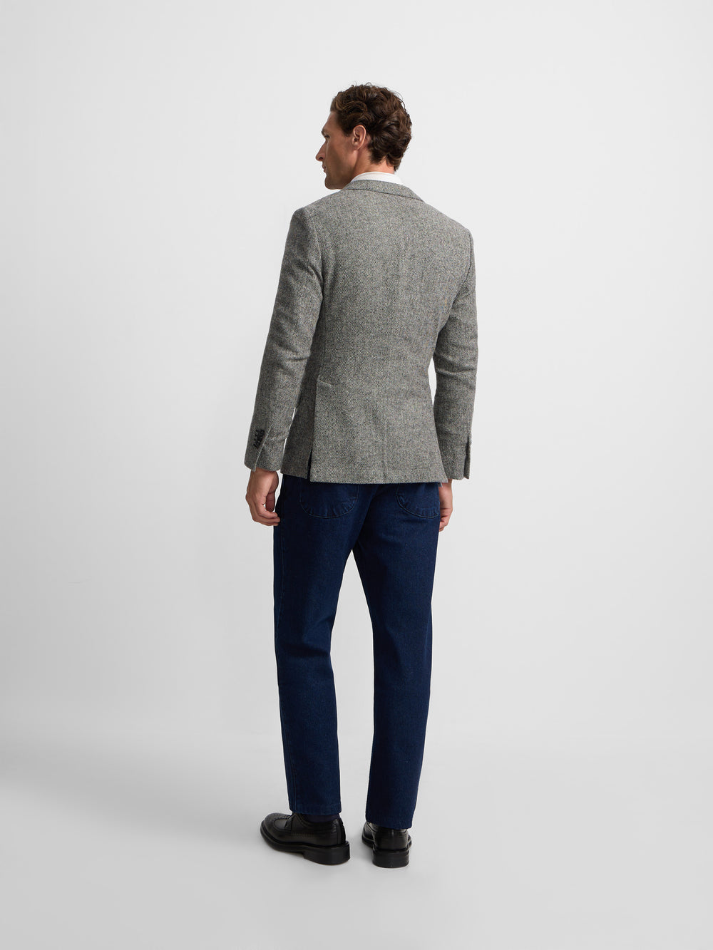 Americana espiga gris