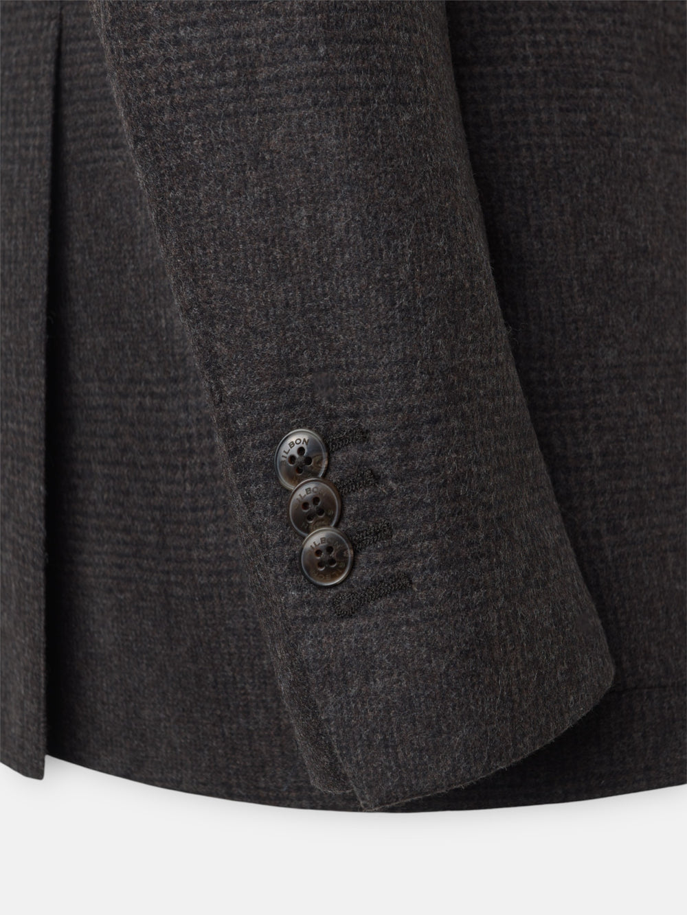 Blazer xadrez príncipe de Gales castanho