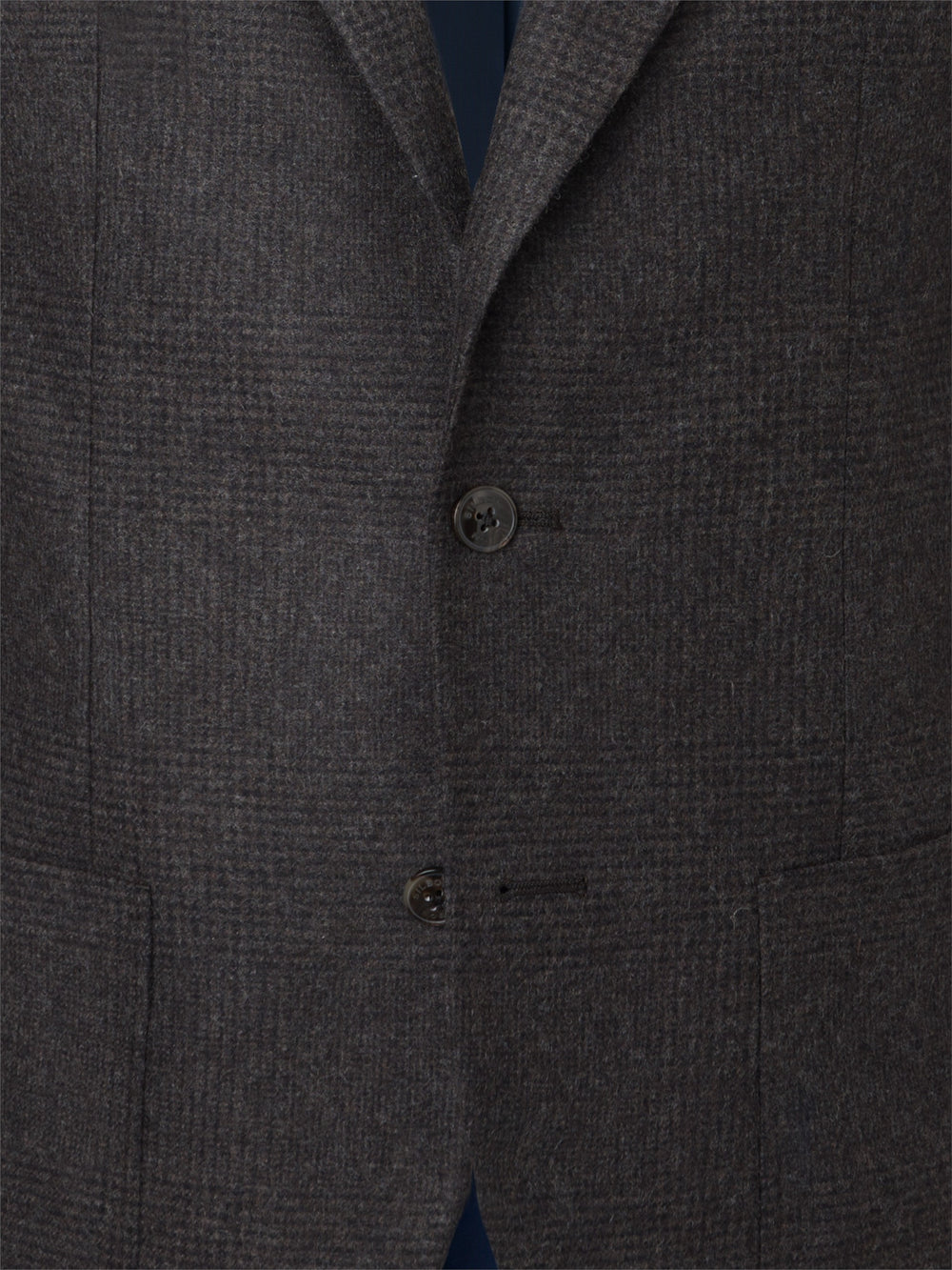 Blazer xadrez príncipe de Gales castanho