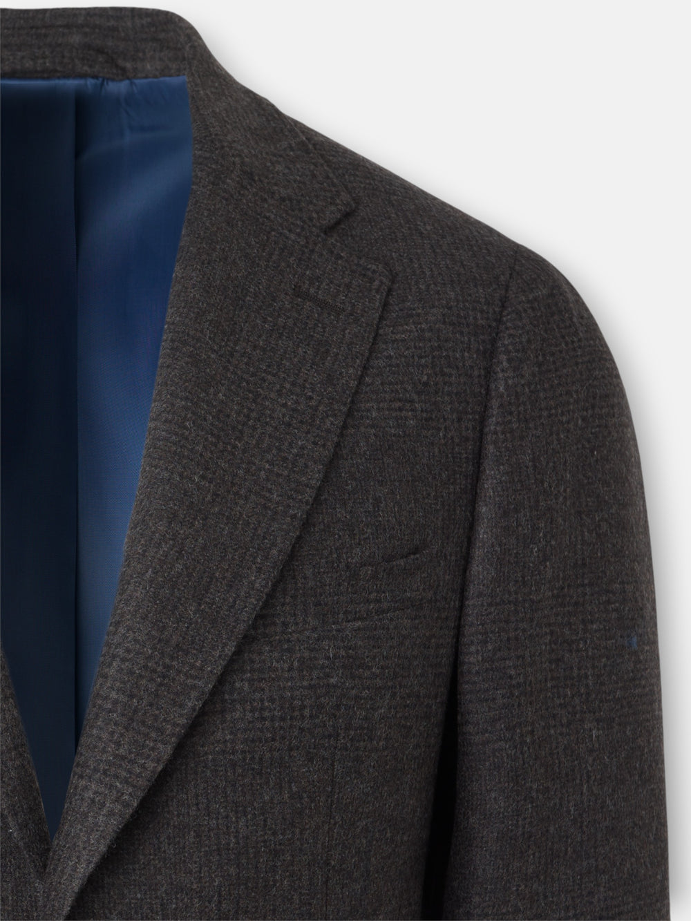 Blazer xadrez príncipe de Gales castanho