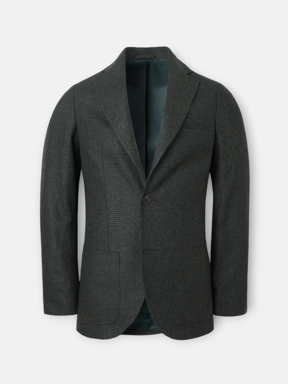 Blazer xadrez príncipe de Gales verde