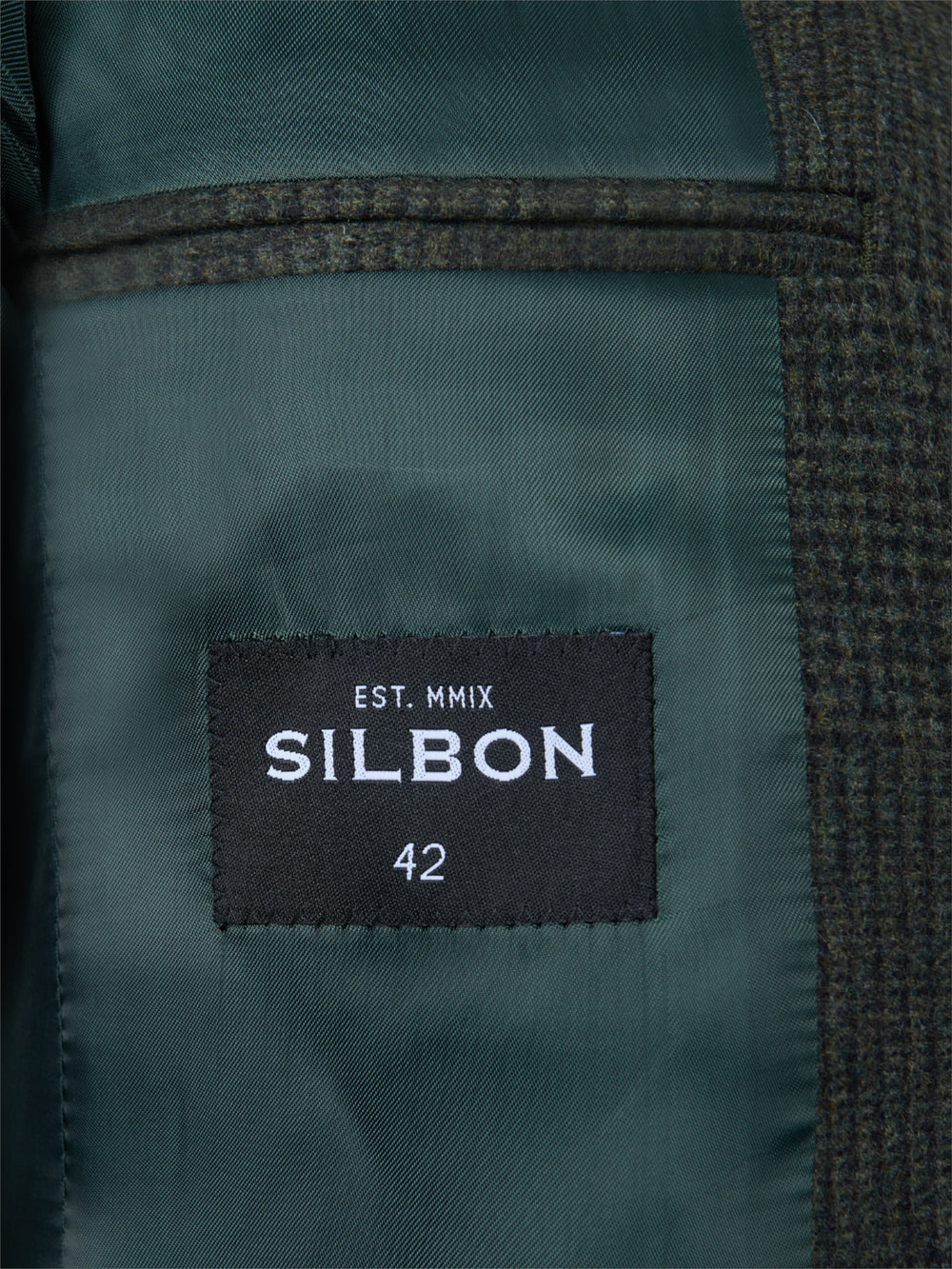 Blazer xadrez príncipe de Gales verde