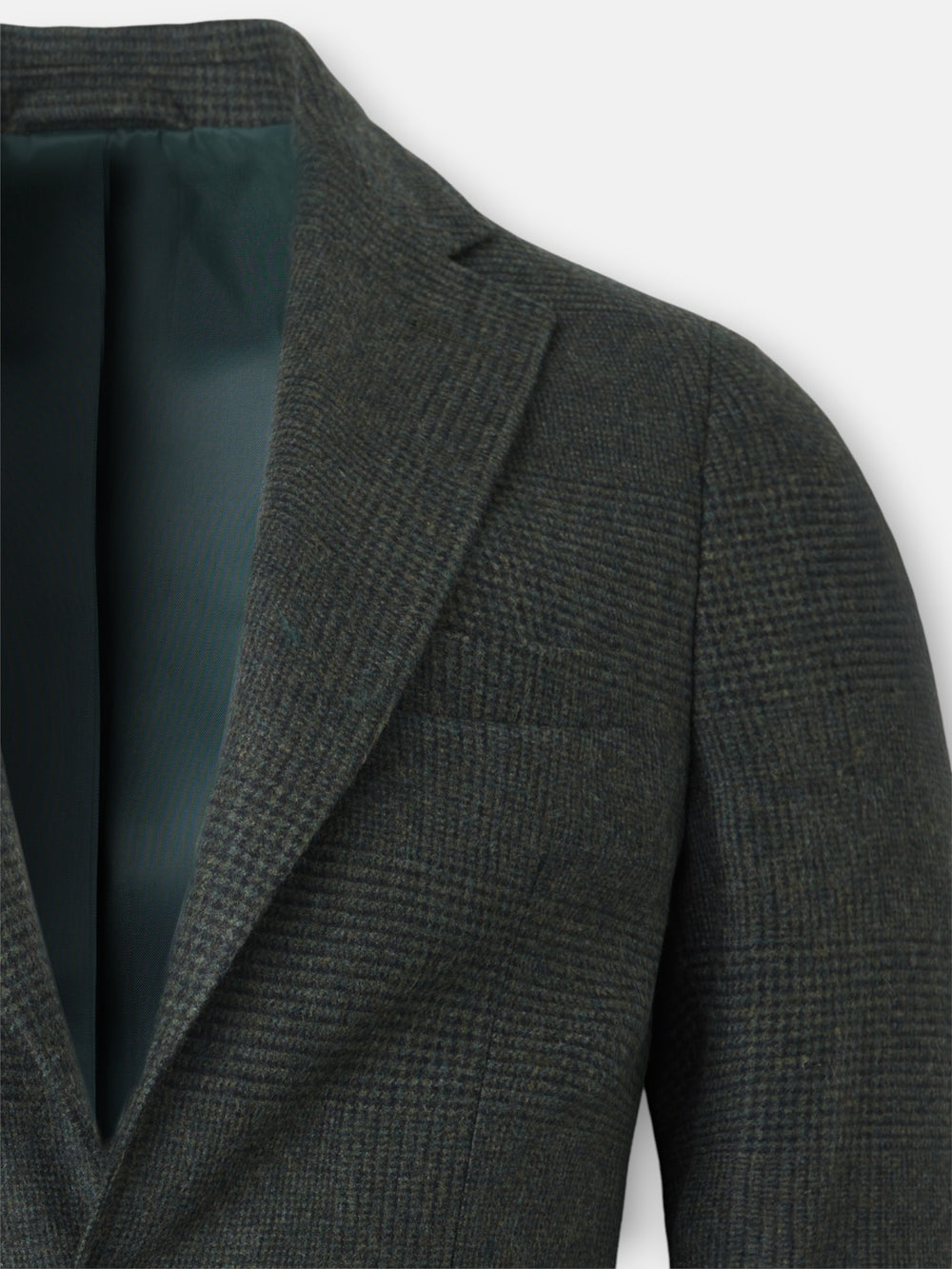 Blazer xadrez príncipe de Gales verde