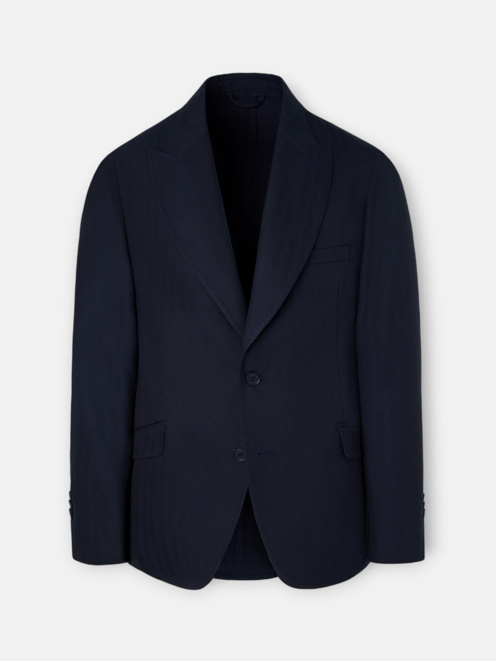 Americana espiga azul marino