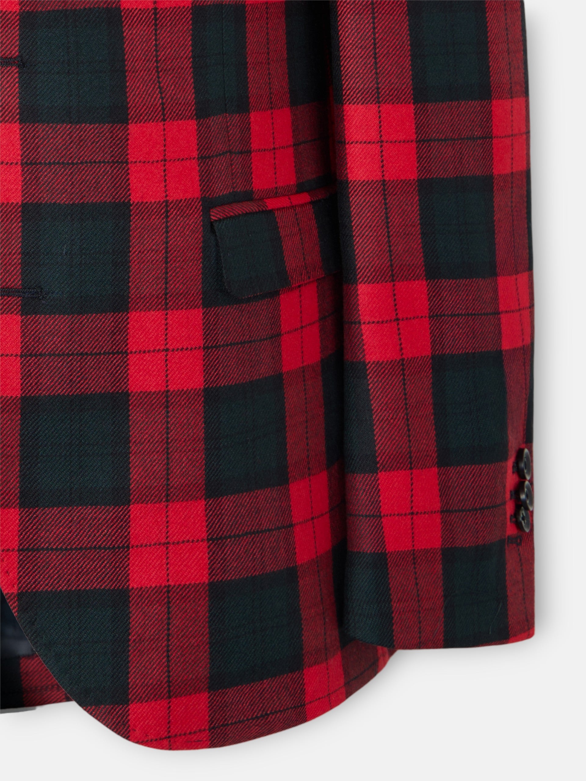 American tartan plaid Ruz burgundy