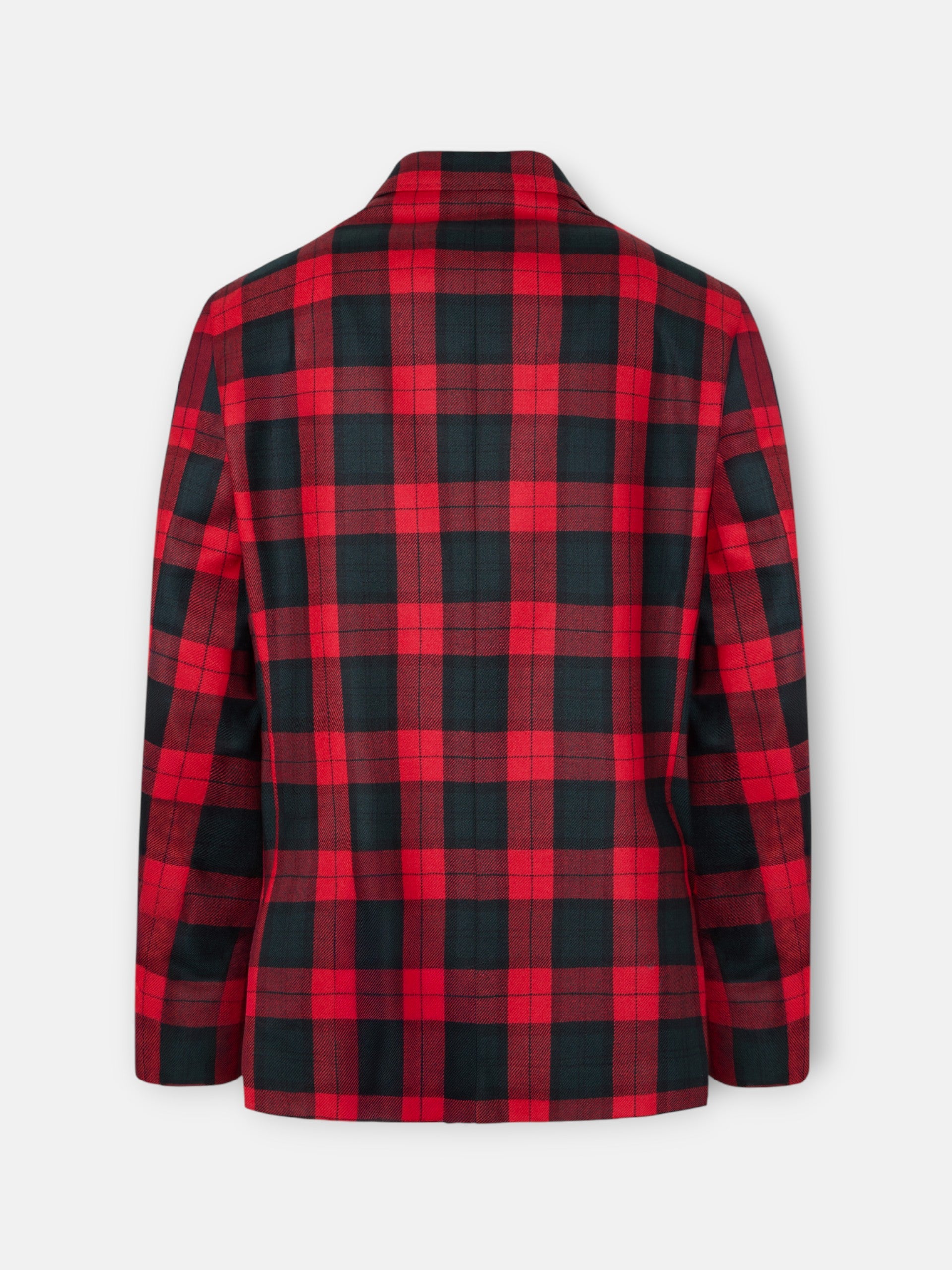American tartan plaid Ruz burgundy