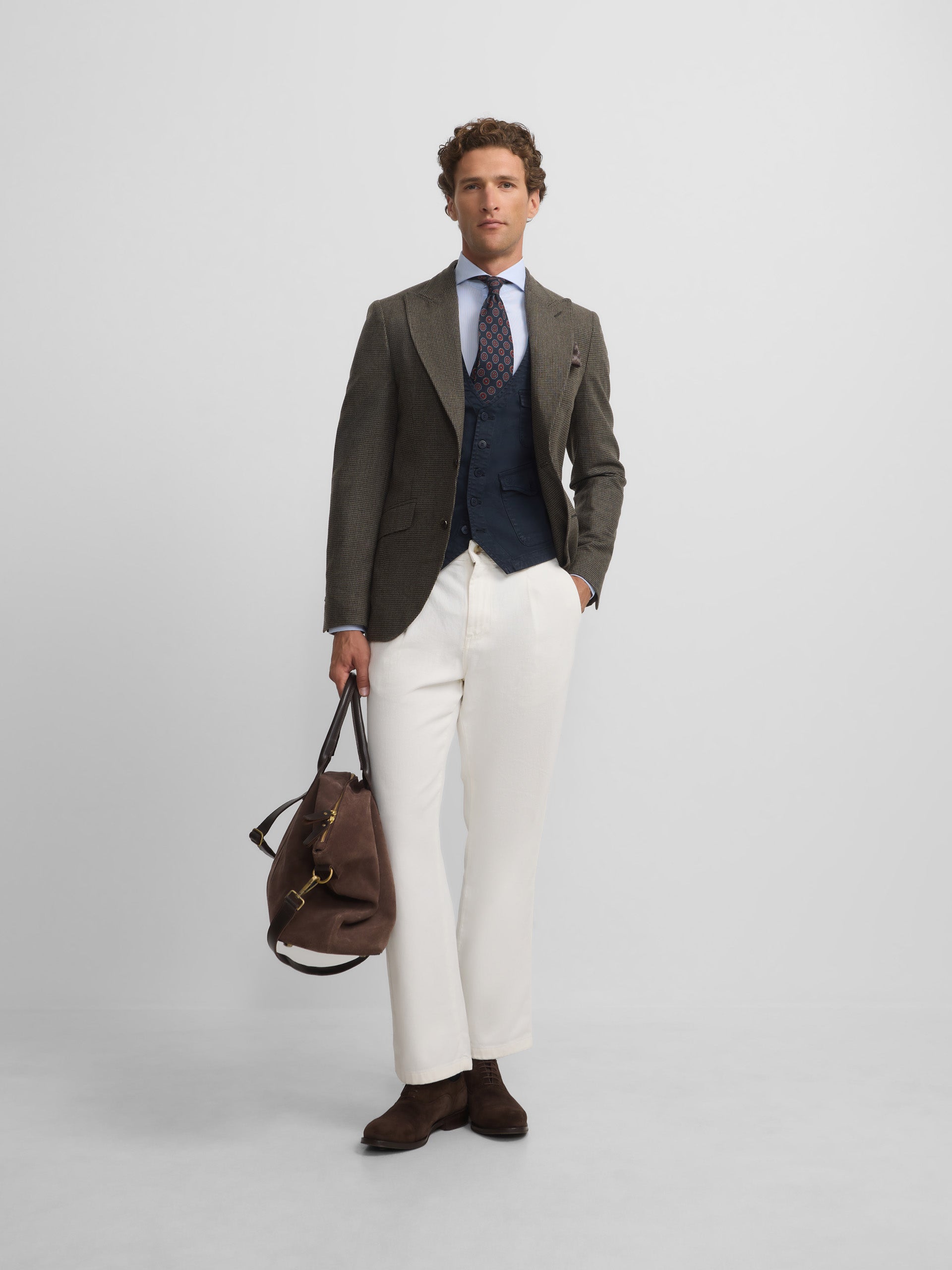 Americana pata de gallo verde