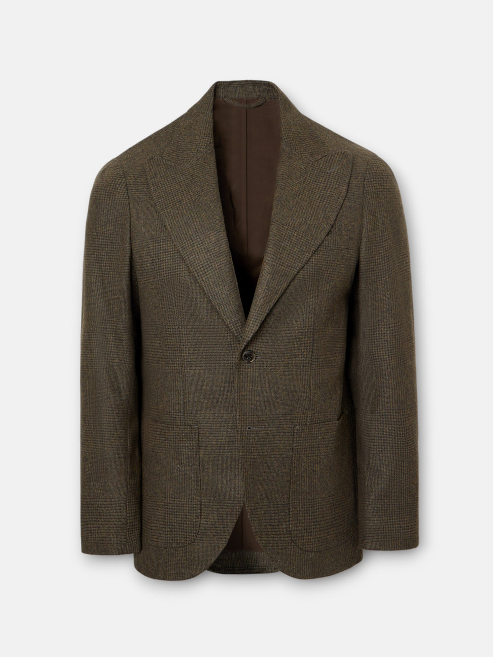 Americana traje unique gales verde marron