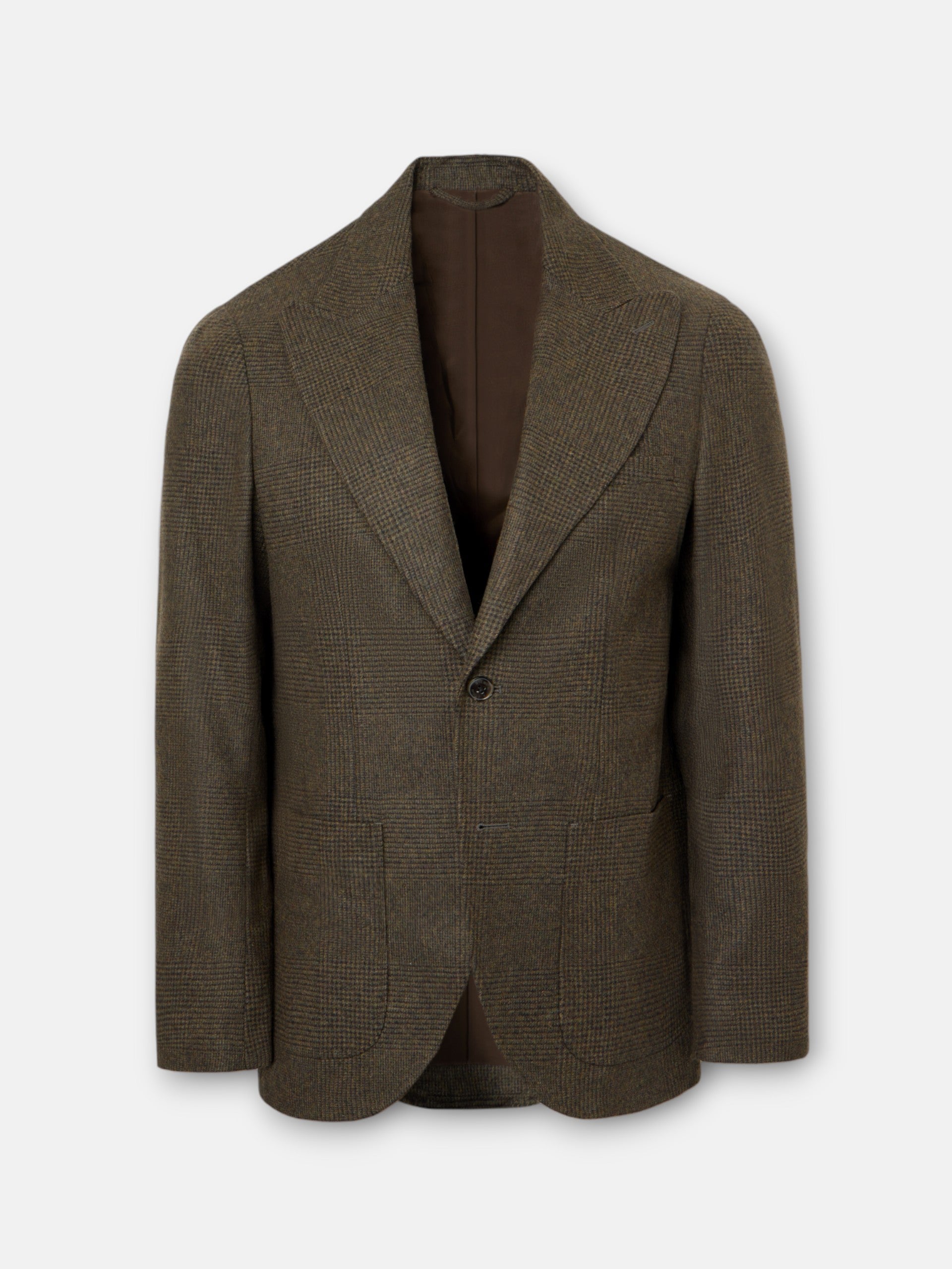 Americana traje unique gales verde marron