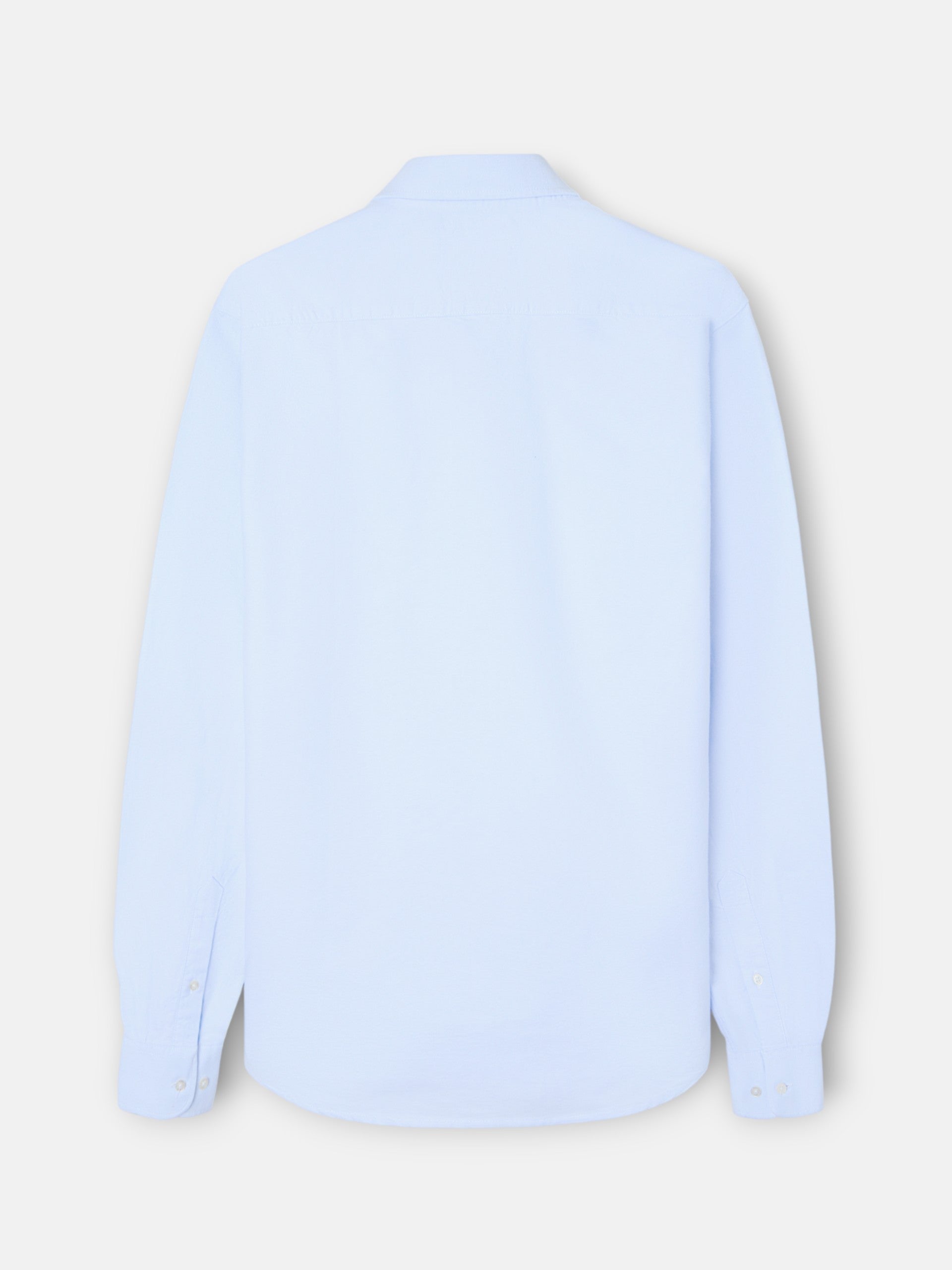 Camisa sport oxford warm regular fit azul-claro