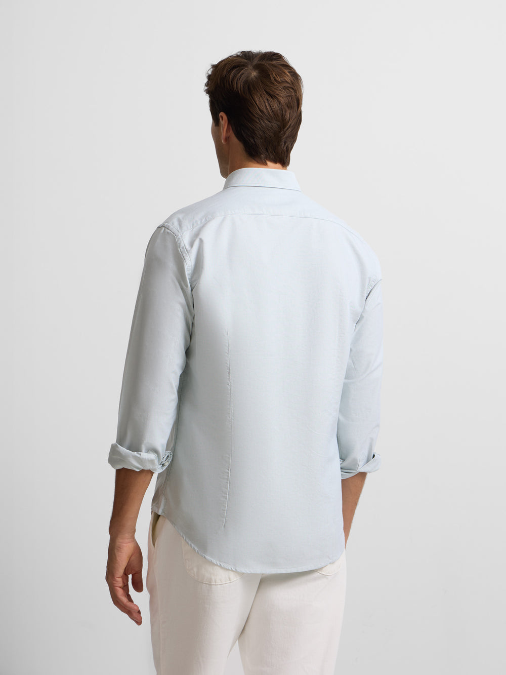 Green racquet oxford sport shirt